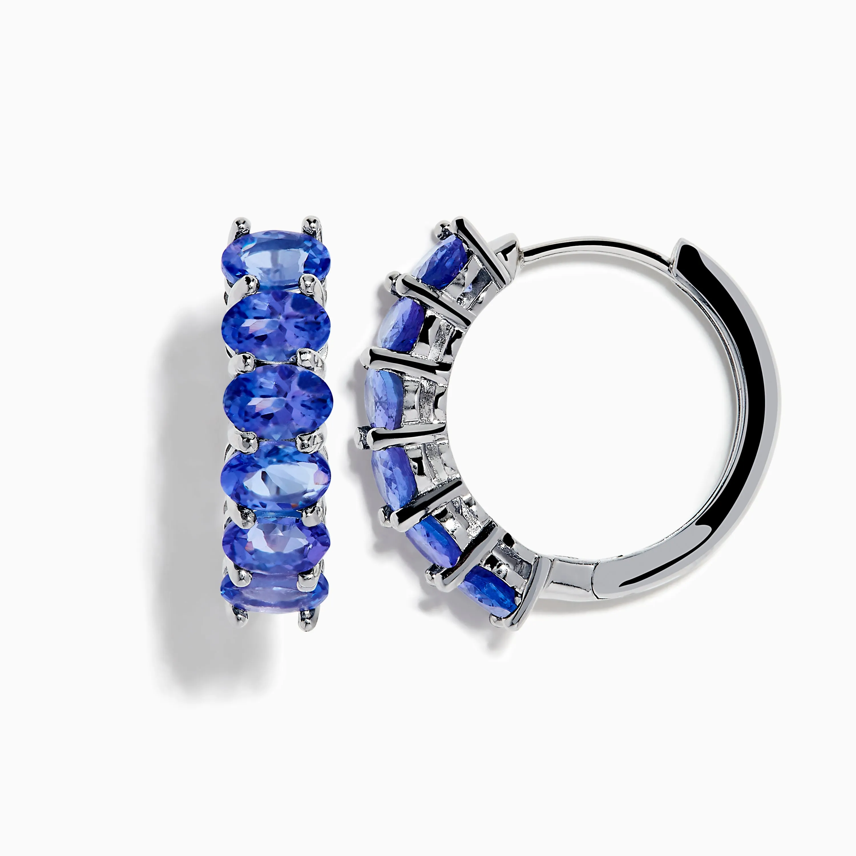 Nahla Siri 925 Silver Tanzanite Hoop Earrings sold by Effy product image thumbnail 2