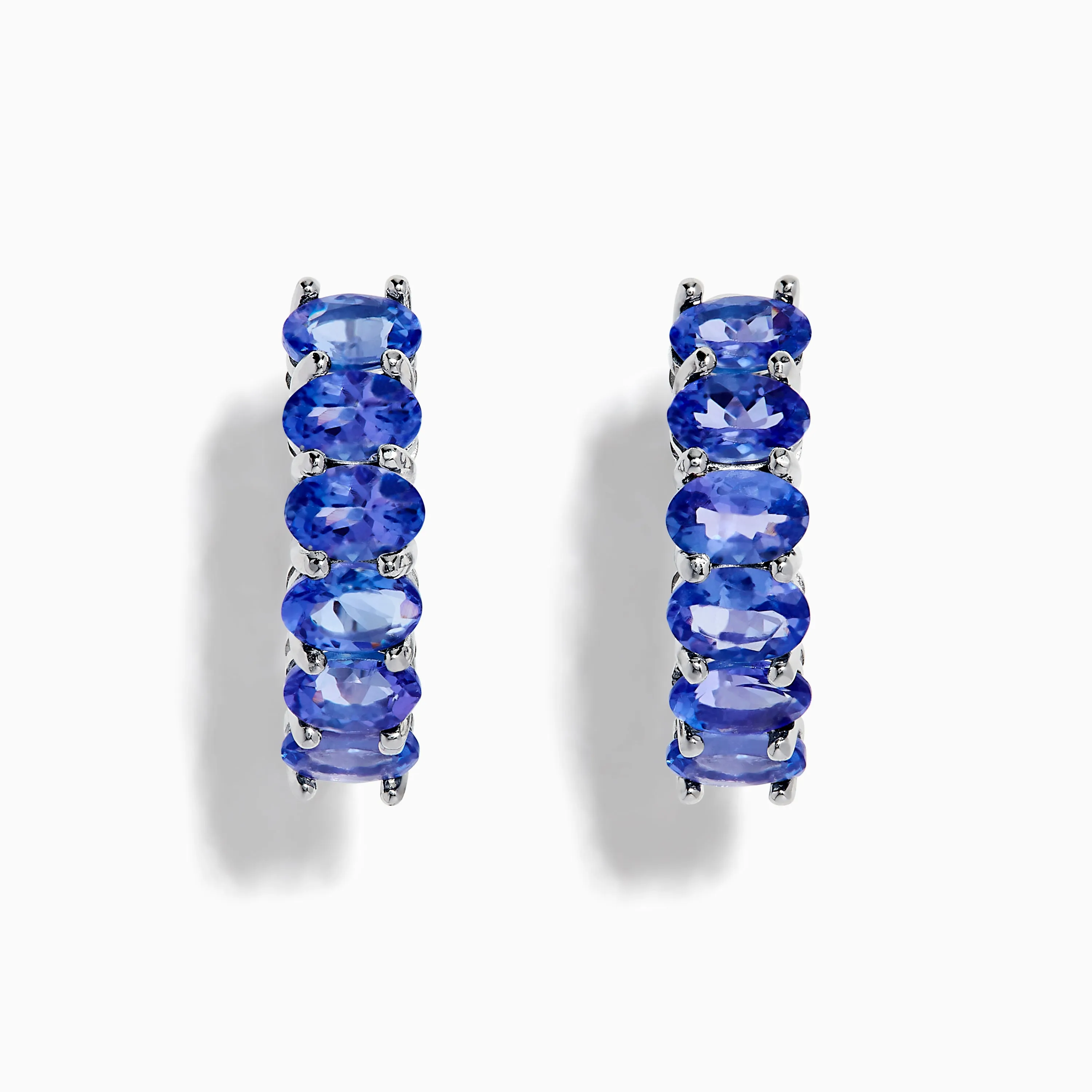 Nahla Siri 925 Silver Tanzanite Hoop Earrings sold by Effy