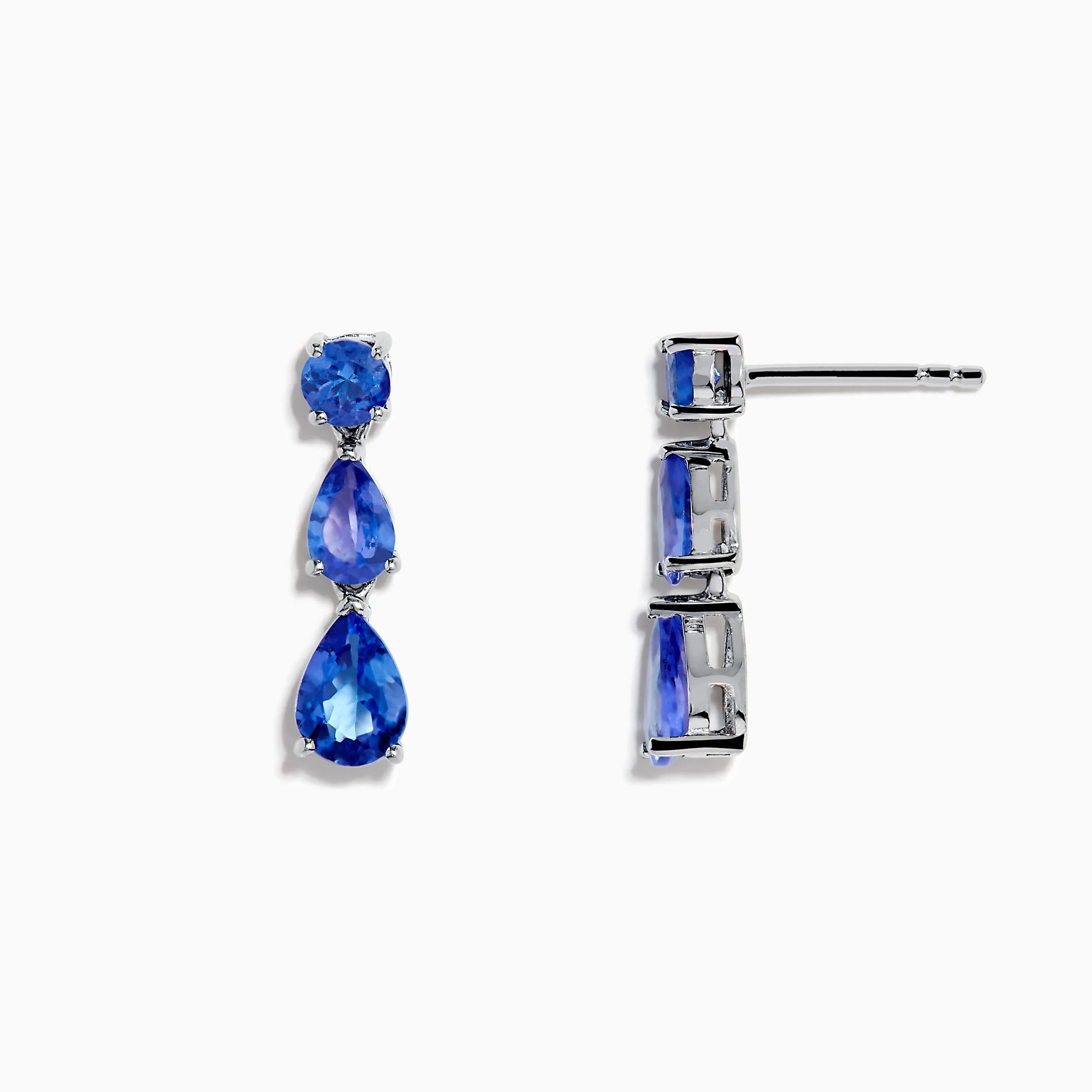 Nahla Siri 925 Silver Tanzanite Drop Earrings sold by Effy product image thumbnail 2