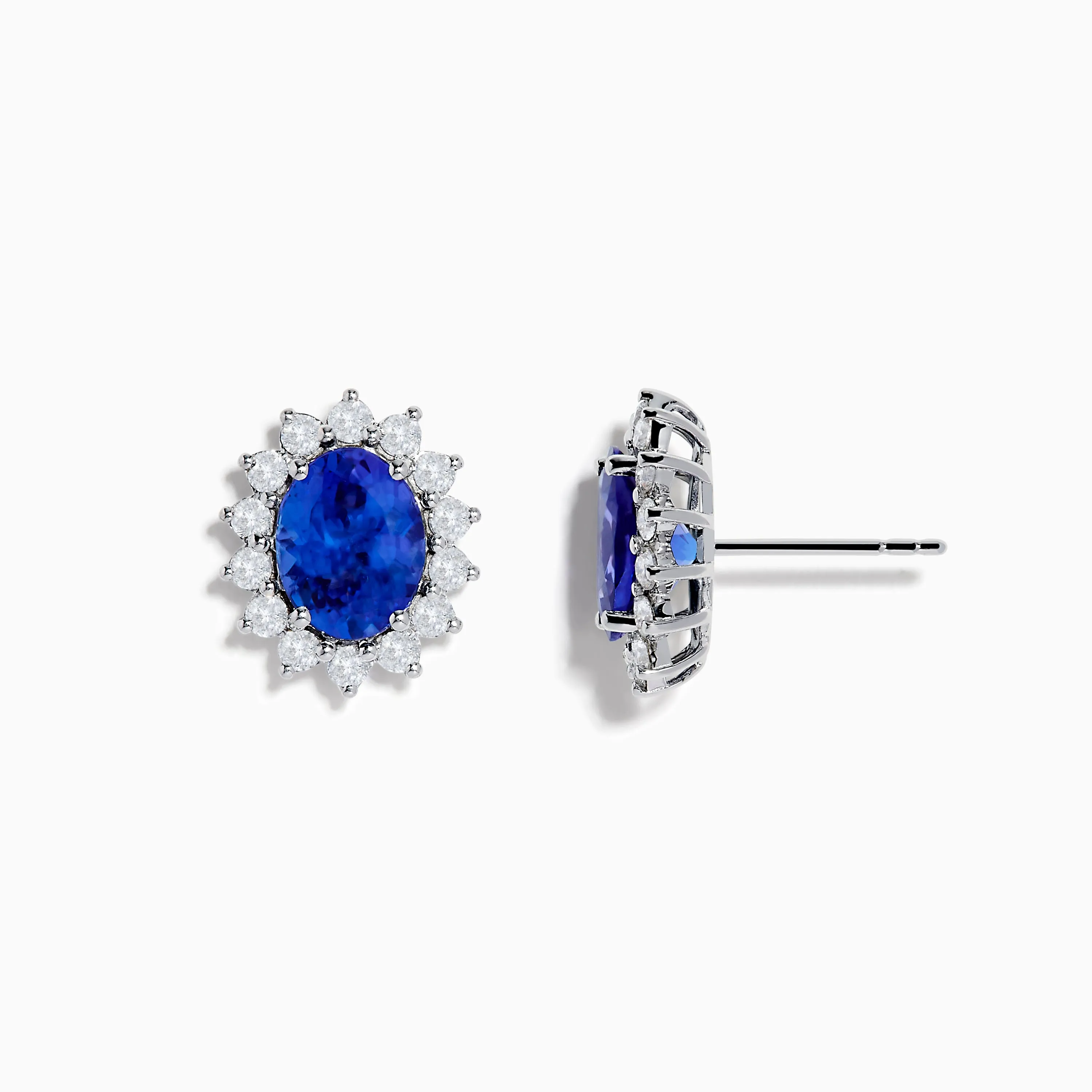 Nahla Siri 14K White Gold Tanzanite and Diamond Earrings sold by Effy product image thumbnail 2