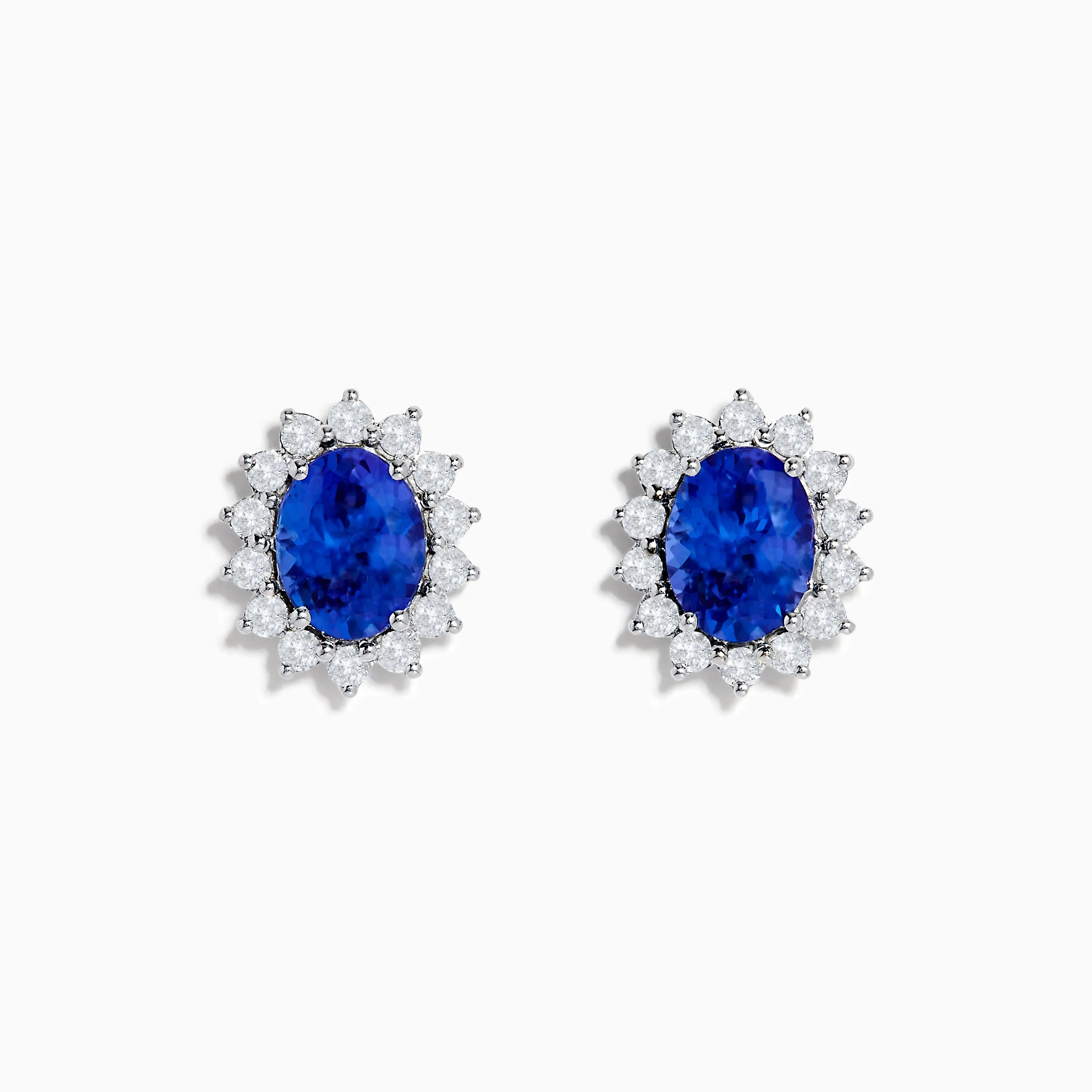 Nahla Siri 14K White Gold Tanzanite and Diamond Earrings sold by Effy