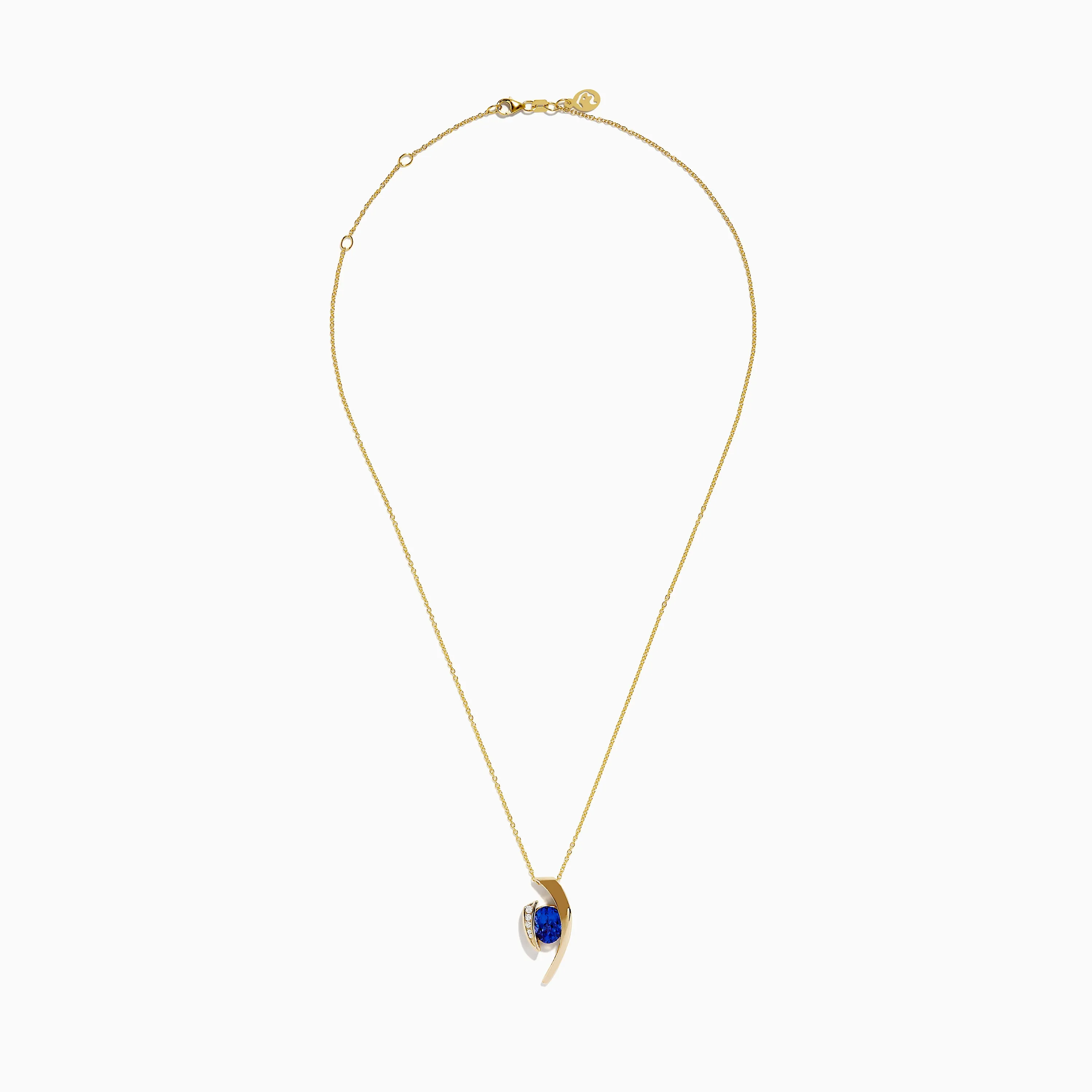 Nahla Siri 14K Yellow Gold Floating Tanzanite and Diamond Pendant sold by Effy product image thumbnail 2
