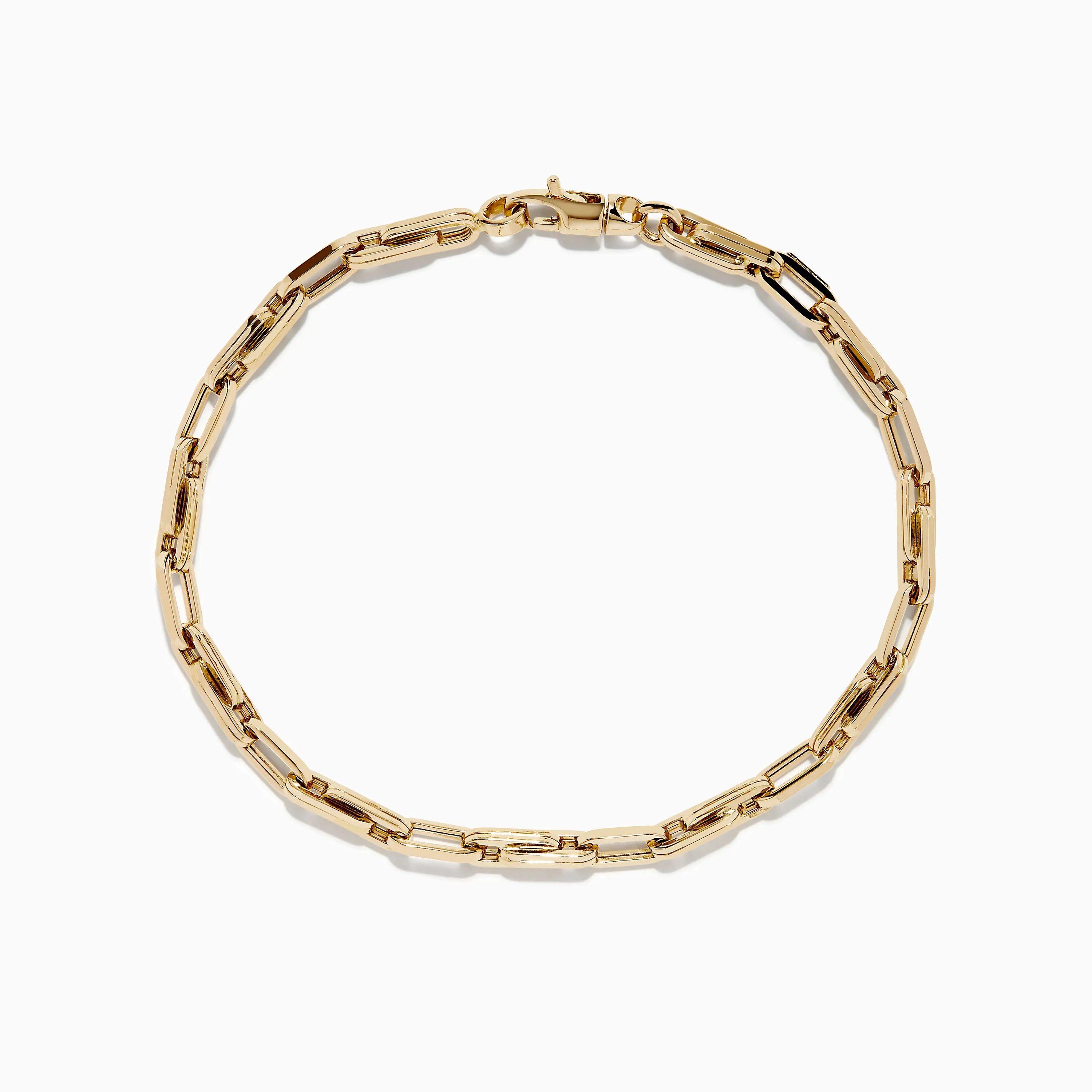 14K Yellow Gold Hollow Oval Link Bracelet sold by Effy