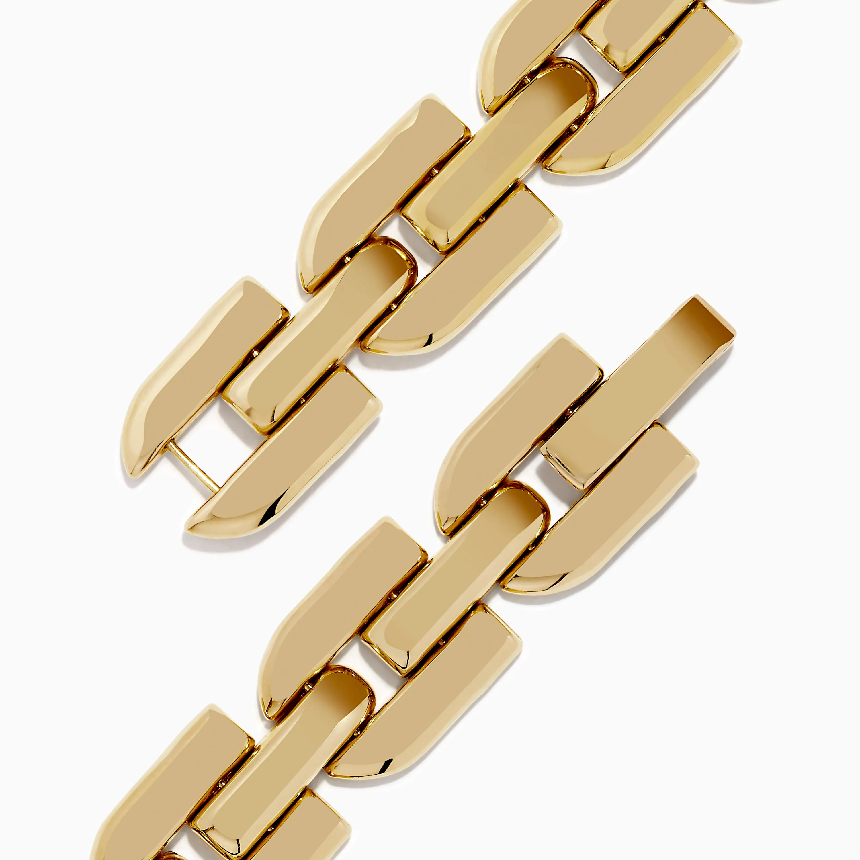 14K Yellow Gold Hollow Link Bracelet sold by Effy product image thumbnail 2