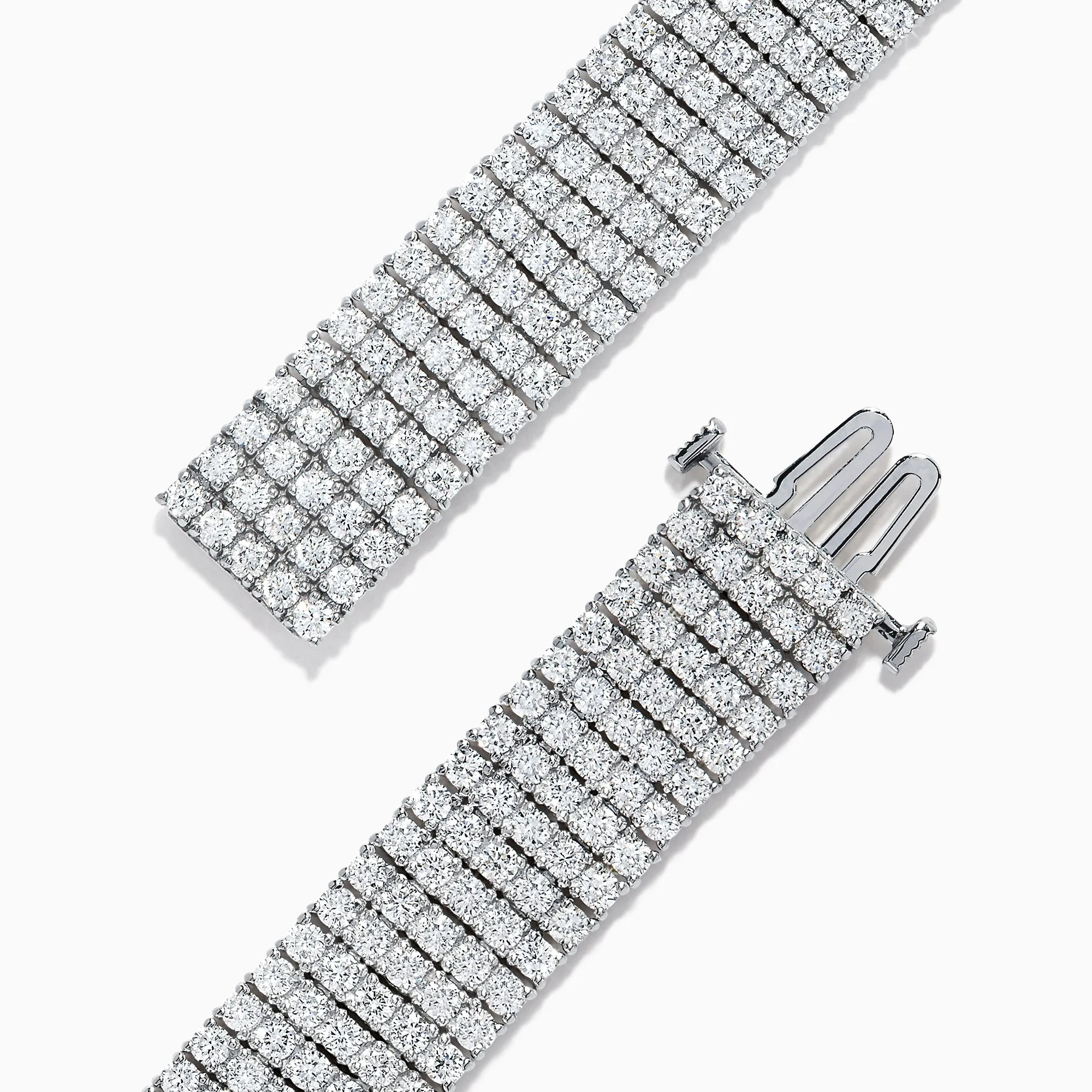 Pave Classica 14K White Gold Diamond Bracelet, 10.05 TCW sold by Effy product image thumbnail 2
