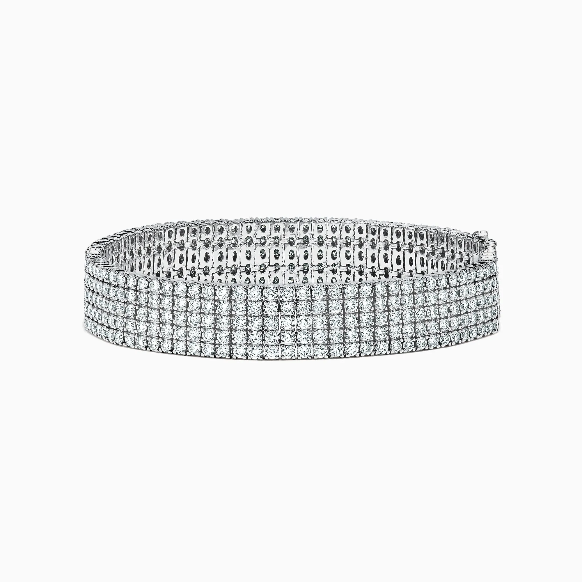 Pave Classica 14K White Gold Diamond Bracelet, 10.05 TCW sold by Effy