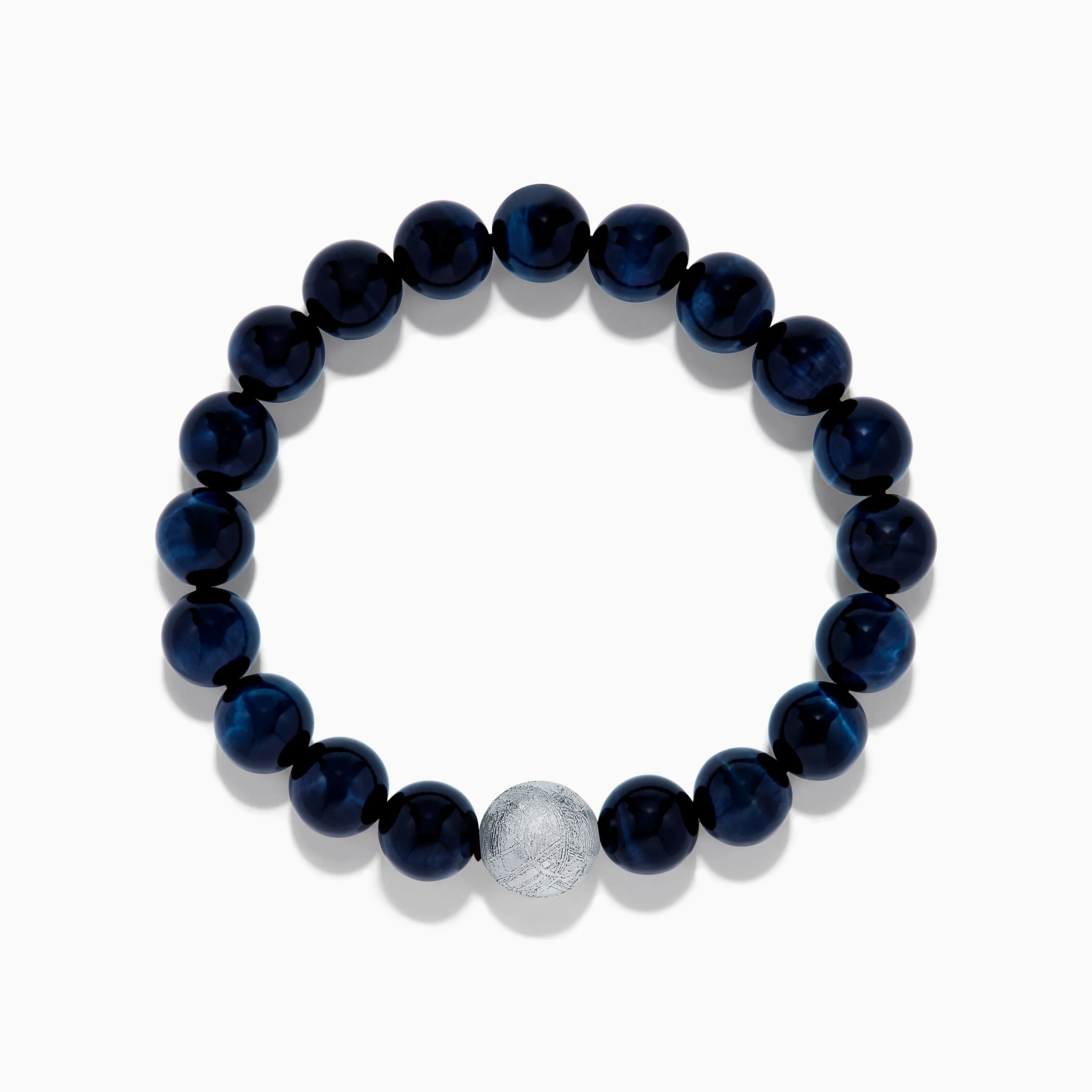 Men's Tiger's Eye and Meteorite Beaded 8" String Bracelet sold by Effy