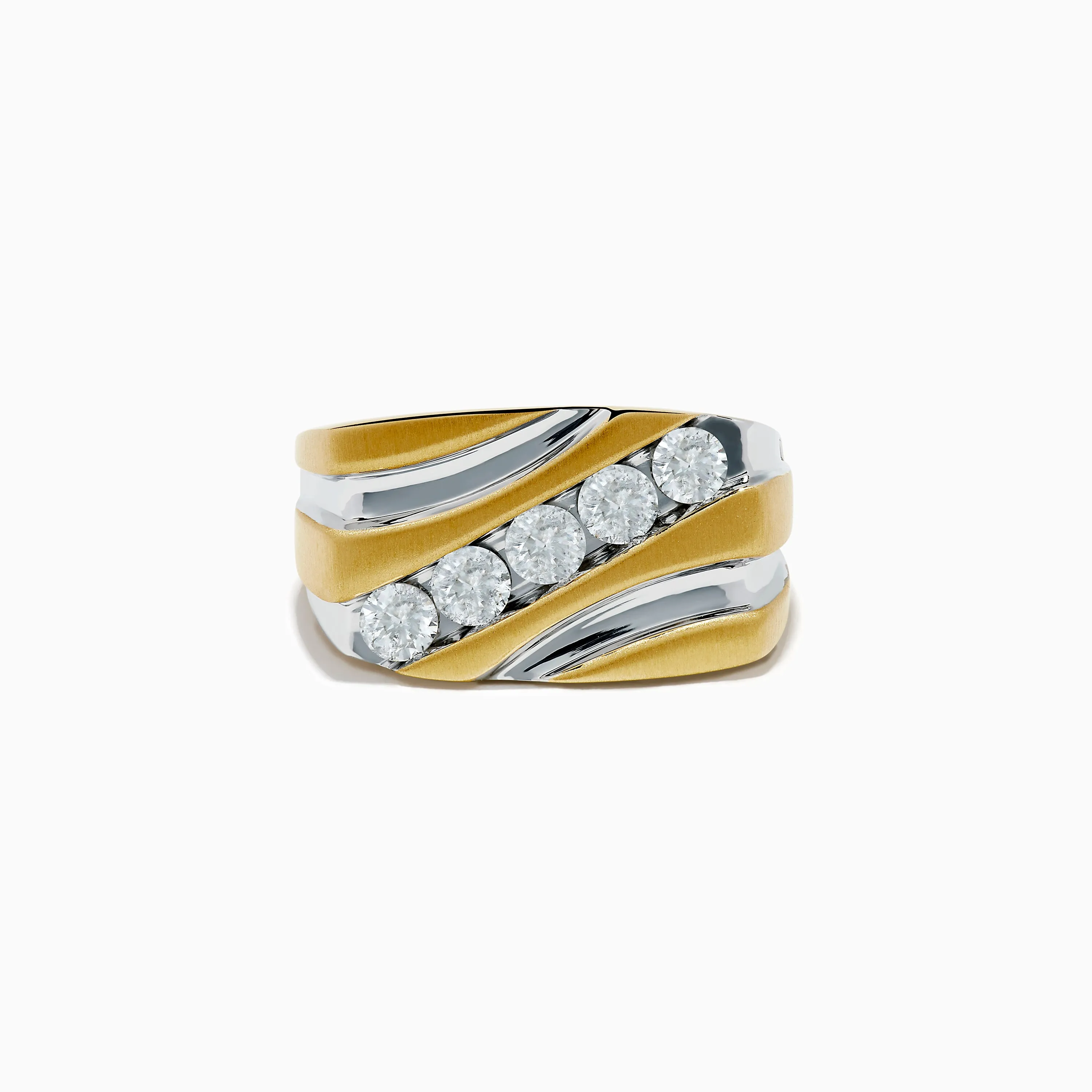 Men's 14K Yellow Gold Diamond Ring sold by Effy