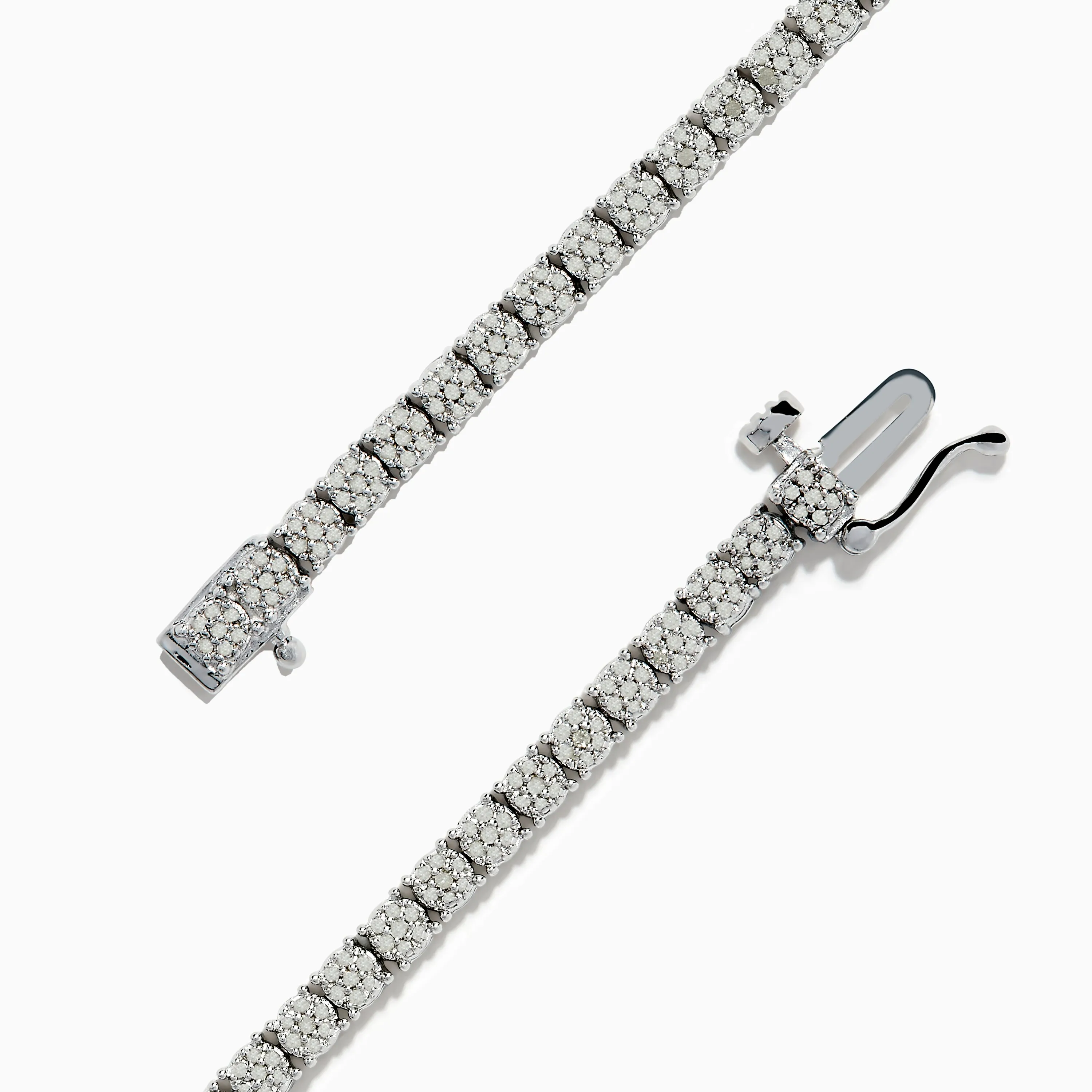 925 Sterling Silver Diamond Tennis Bracelet sold by Effy product image thumbnail 2