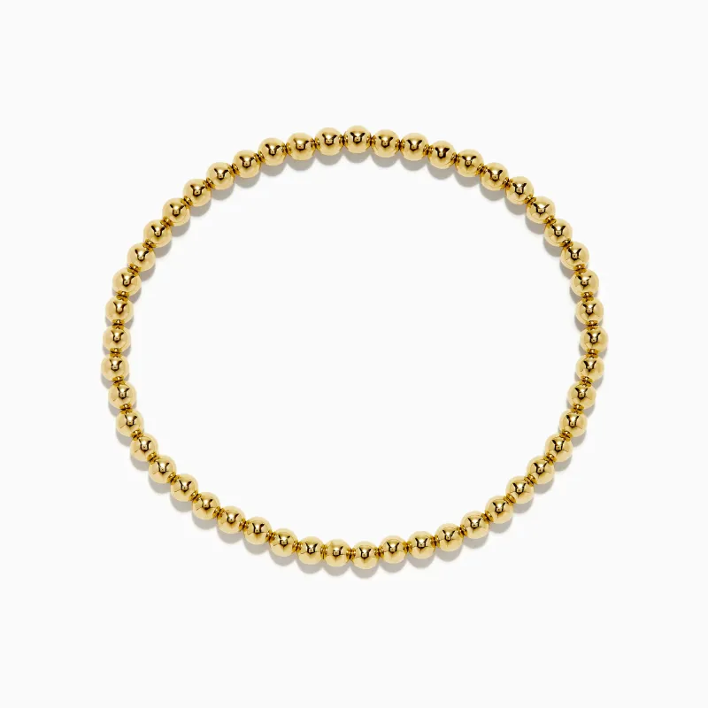 14K Yellow Gold Bead Bracelet sold by Effy