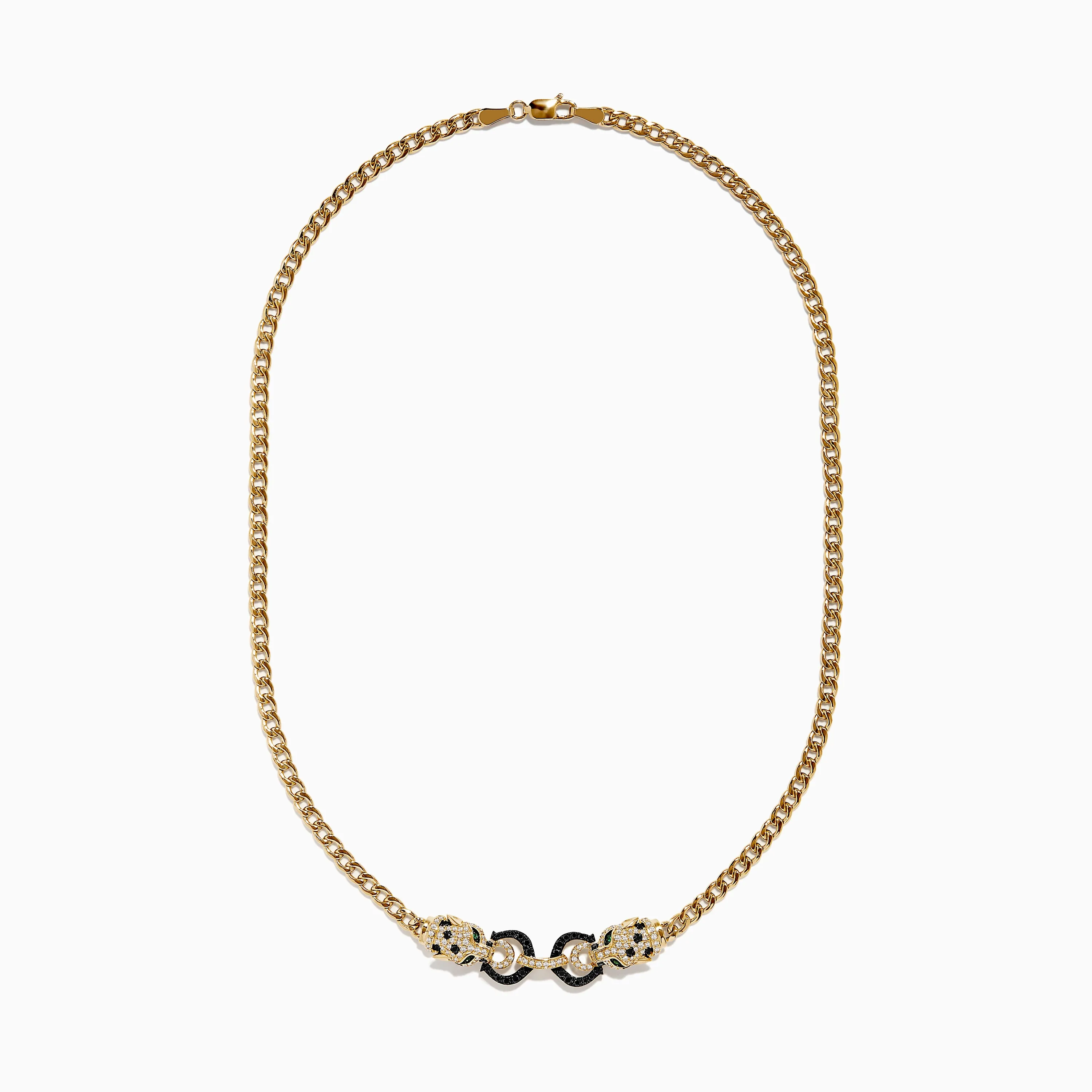 Signature 14K Gold White and Black Diamond Necklace sold by Effy product image thumbnail 2