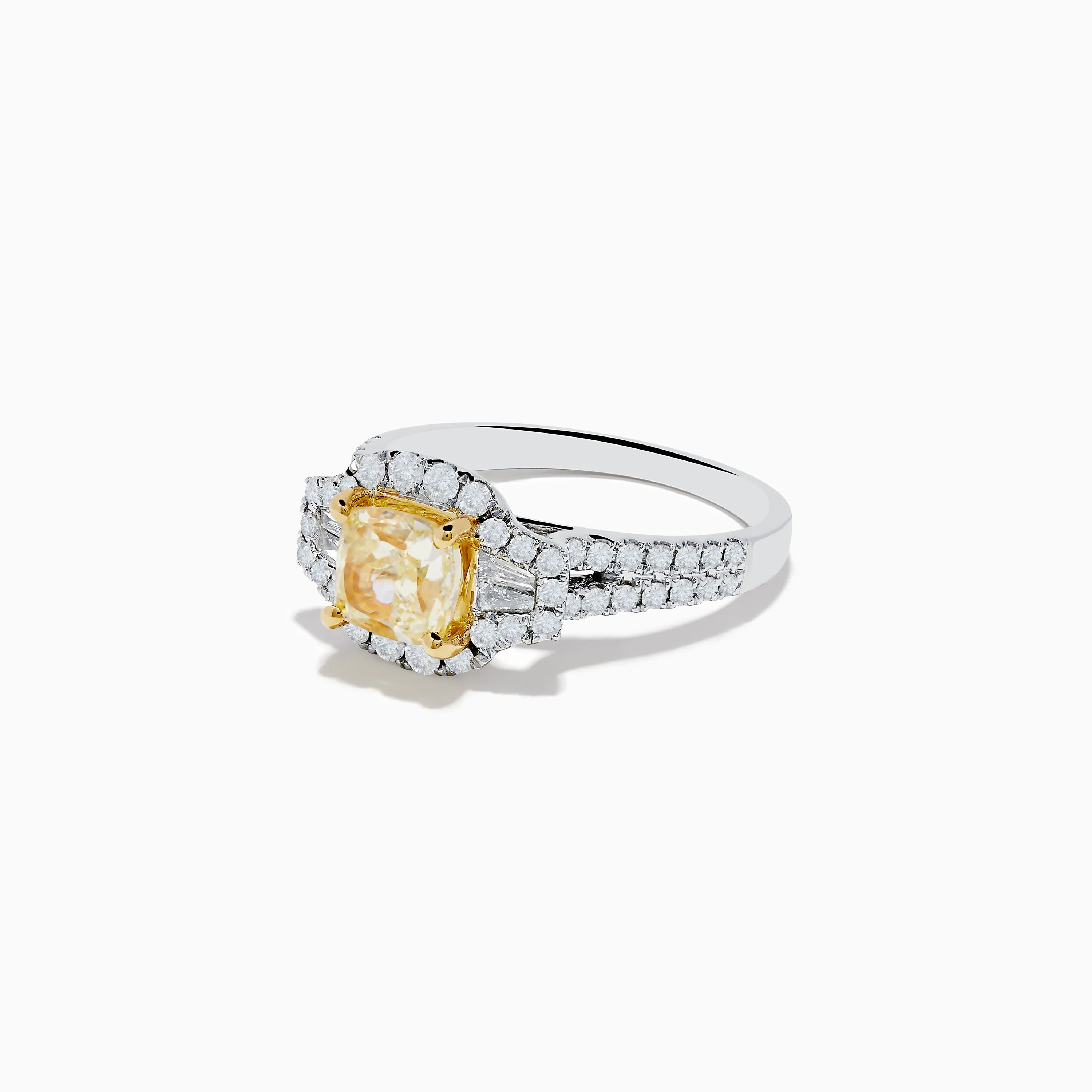 Canare 18K Two Tone Gold White and Yellow Diamond Ring sold by Effy product image thumbnail 2