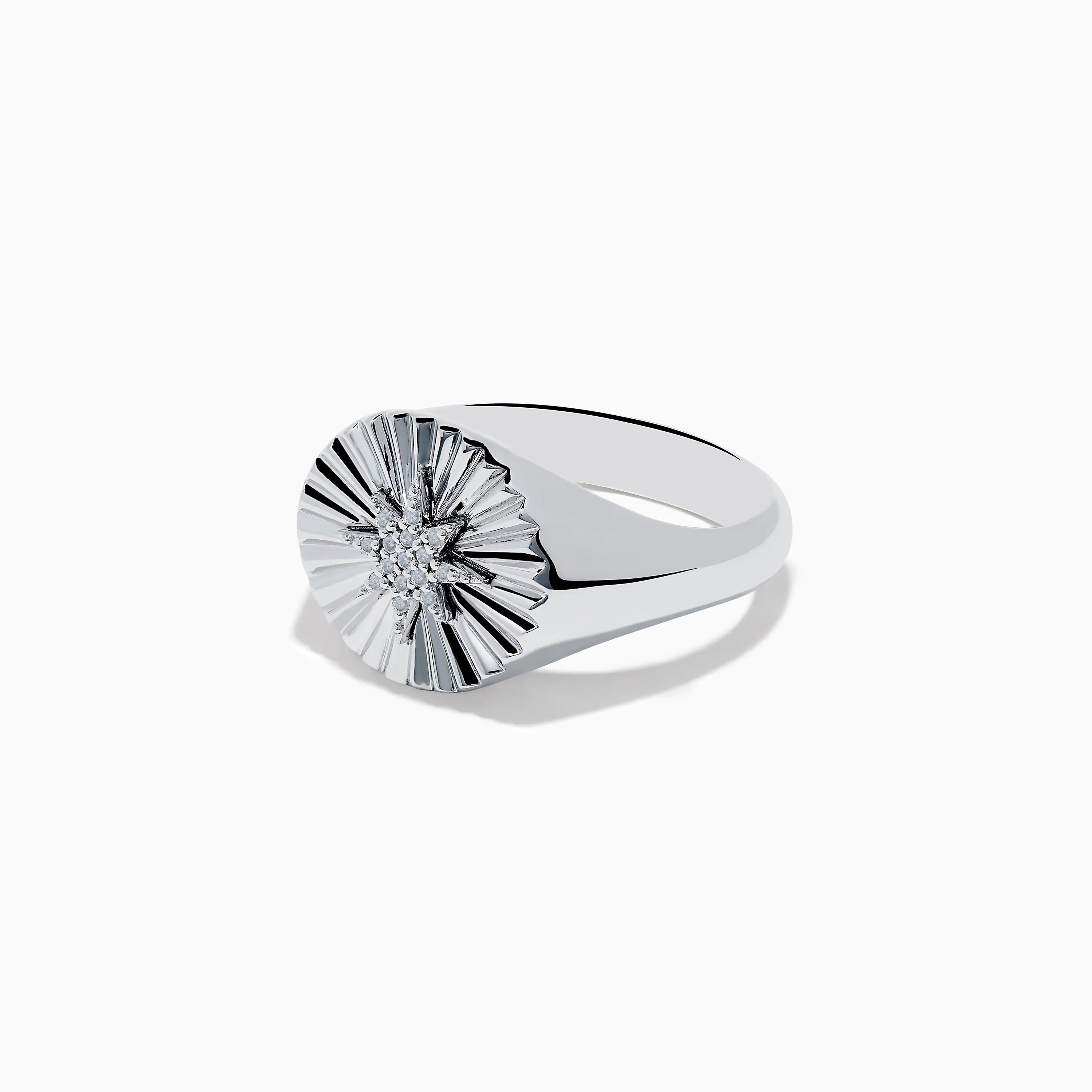 925 Sterling Silver Diamond Star Ring sold by Effy product image thumbnail 2