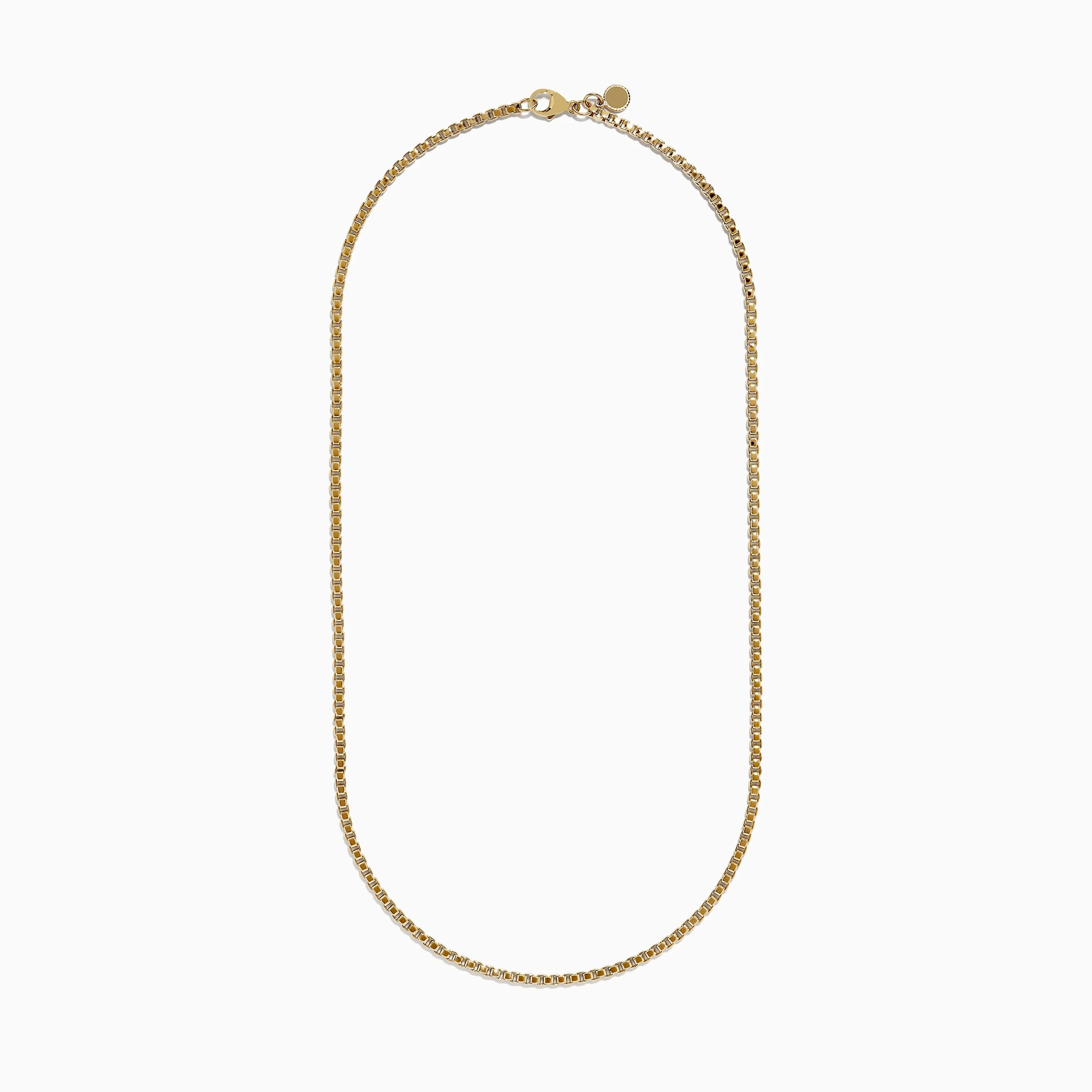 Men's 14K Yellow Gold Venetian Box Chain Necklace, 22'' sold by Effy product image thumbnail 2