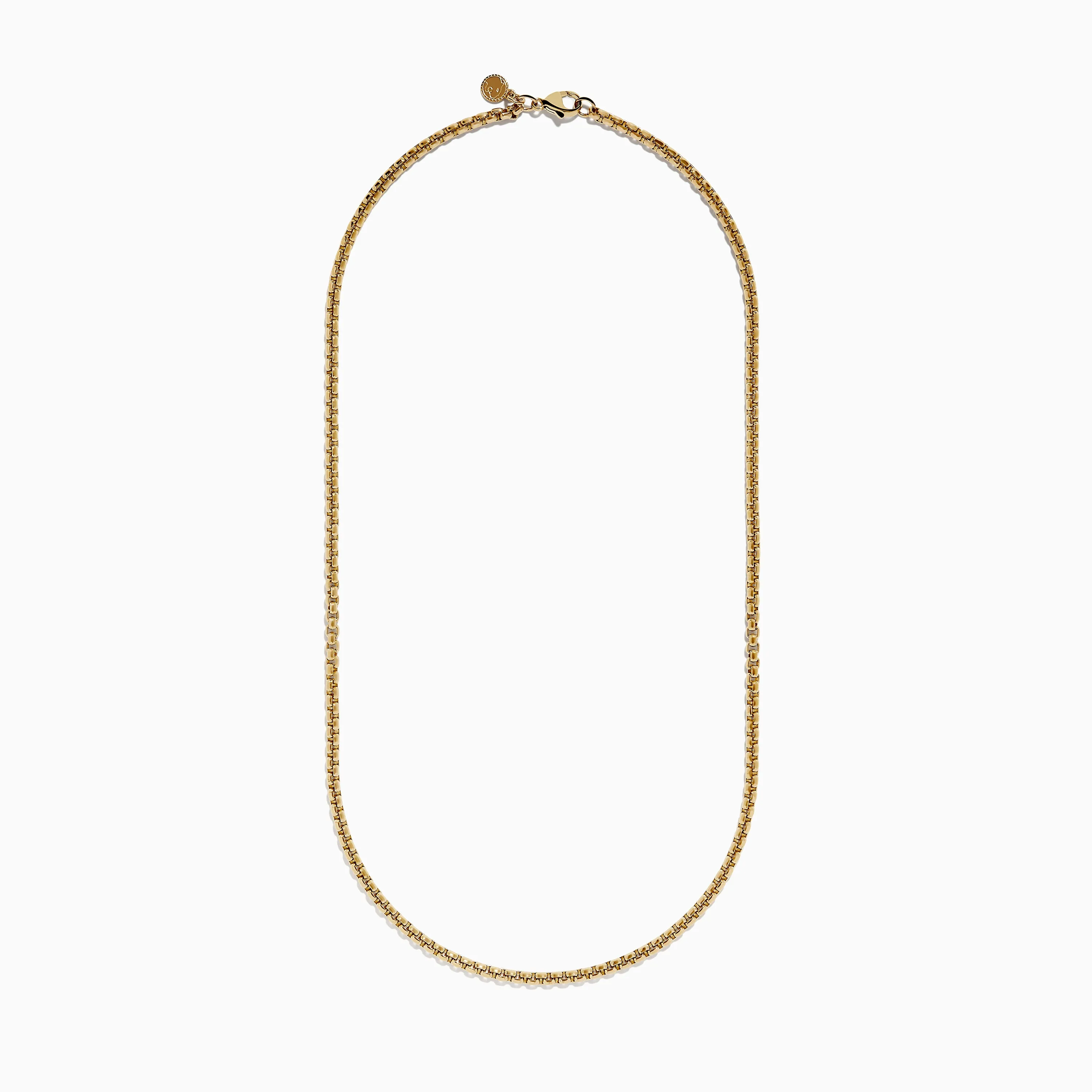 Men's 14K Yellow Gold Round Box Chain Necklace, 22'' sold by Effy product image thumbnail 2