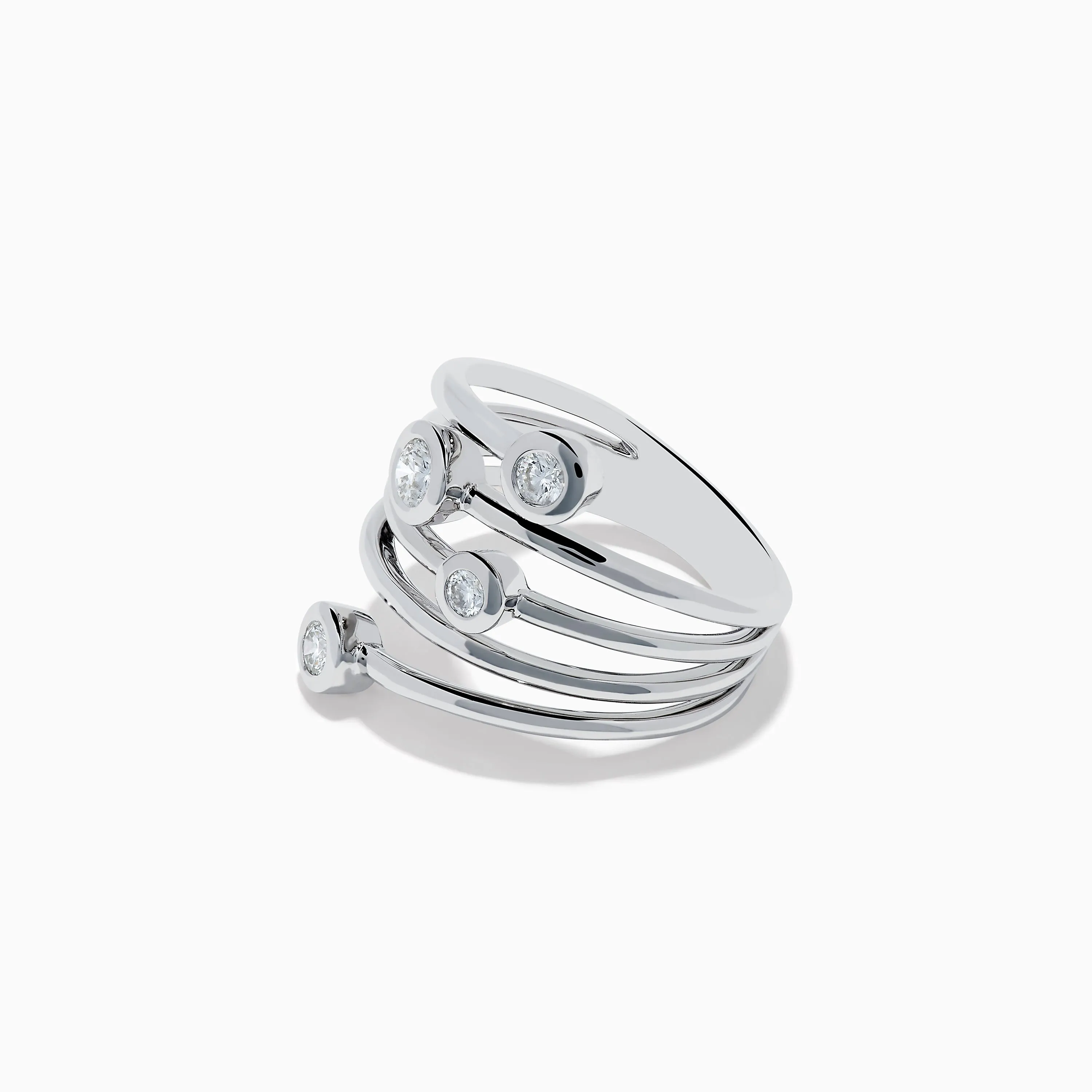 14K White Gold Diamond Ring sold by Effy product image thumbnail 2