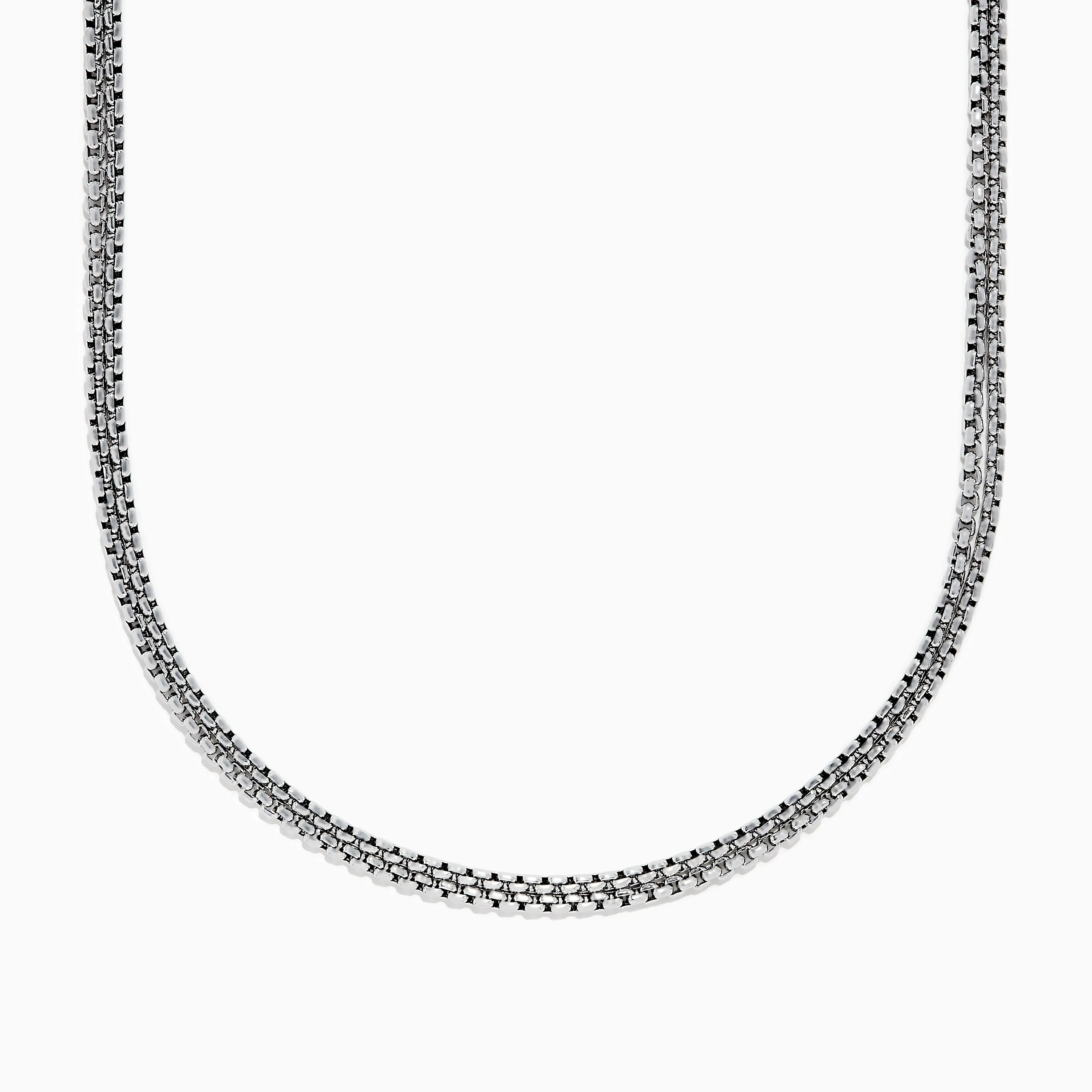 Men's 925 Sterling Silver Chain Necklace sold by Effy product image thumbnail 4