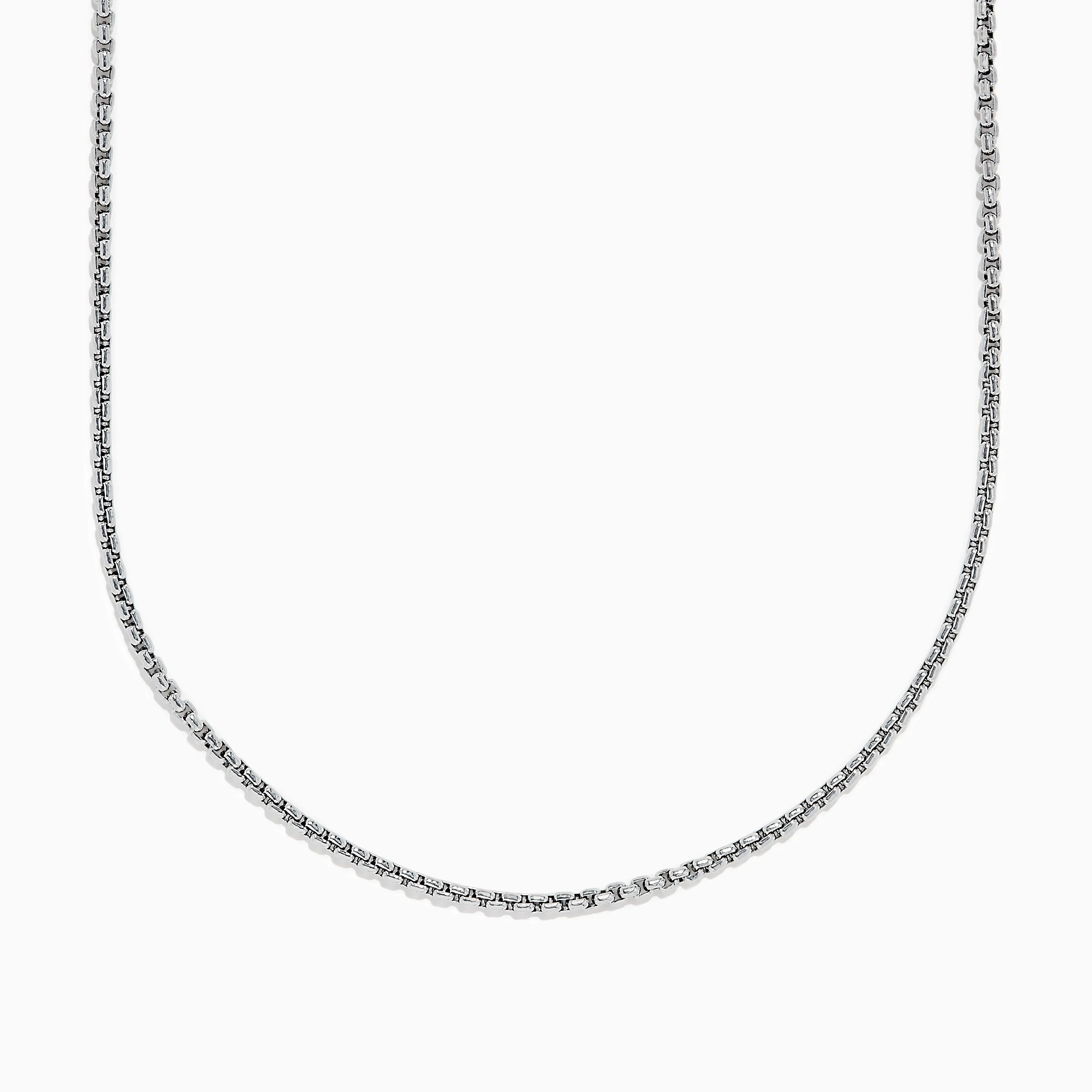 Men's 925 Sterling Silver Chain Necklace sold by Effy product image thumbnail 3