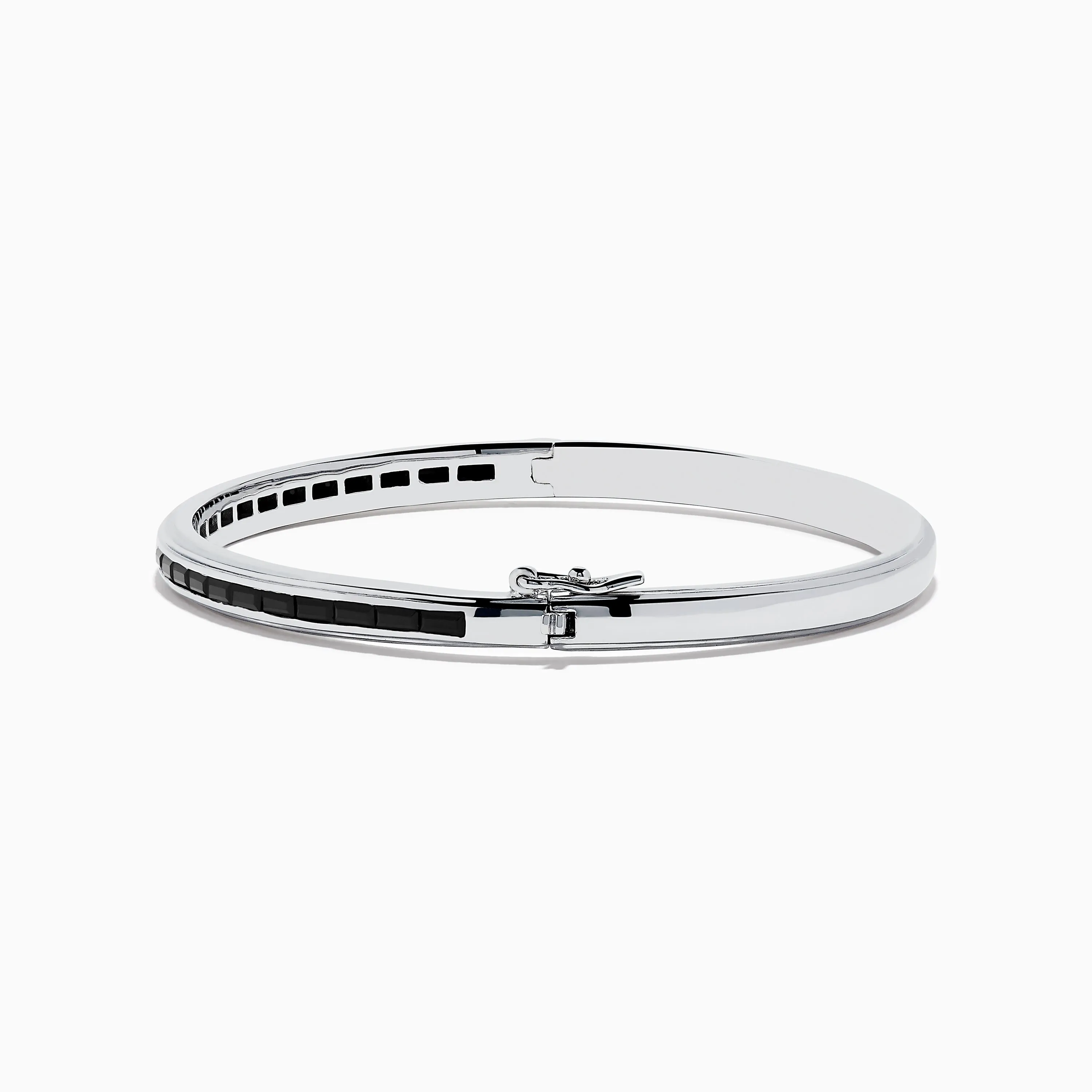 925 Sterling Silver Black Spinel Bangle sold by Effy product image thumbnail 2