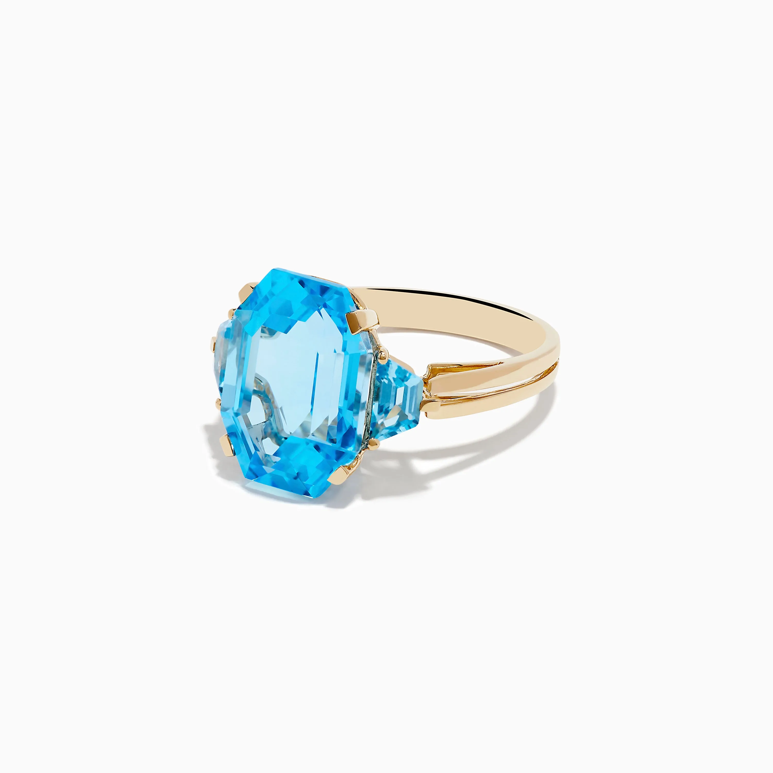 Ocean Bleu 14K Yellow Gold Blue Topaz Ring sold by Effy product image thumbnail 2