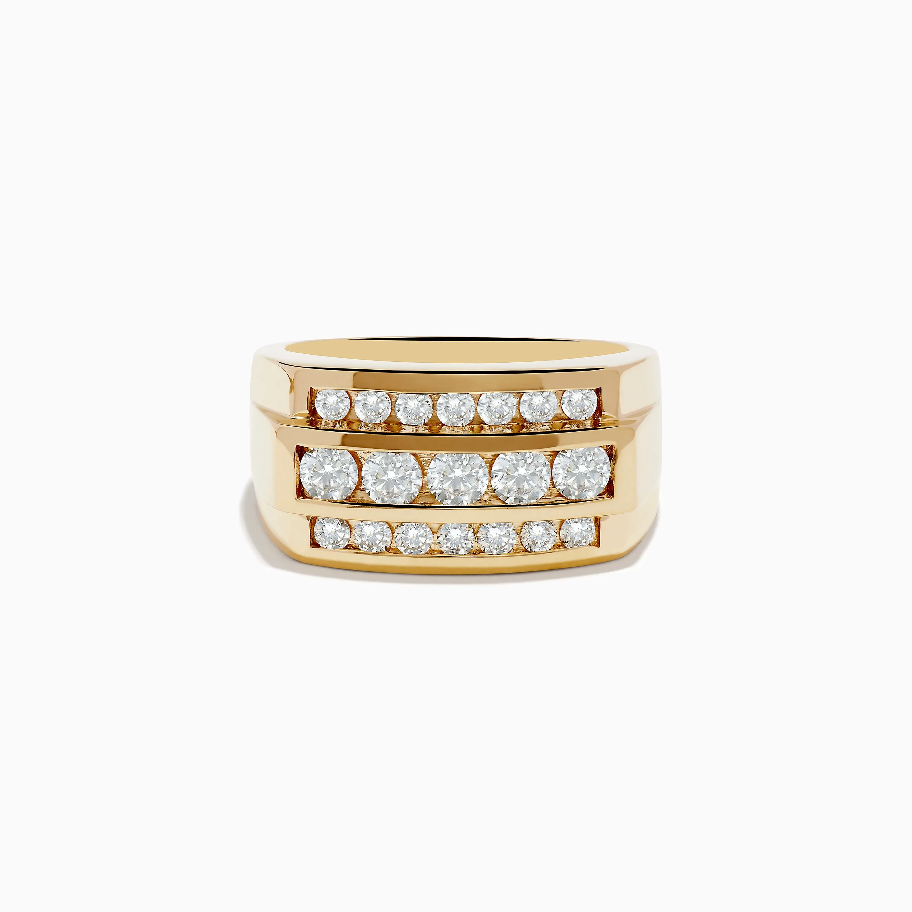 Men's 14K Yellow Gold Diamond Ring sold by Effy