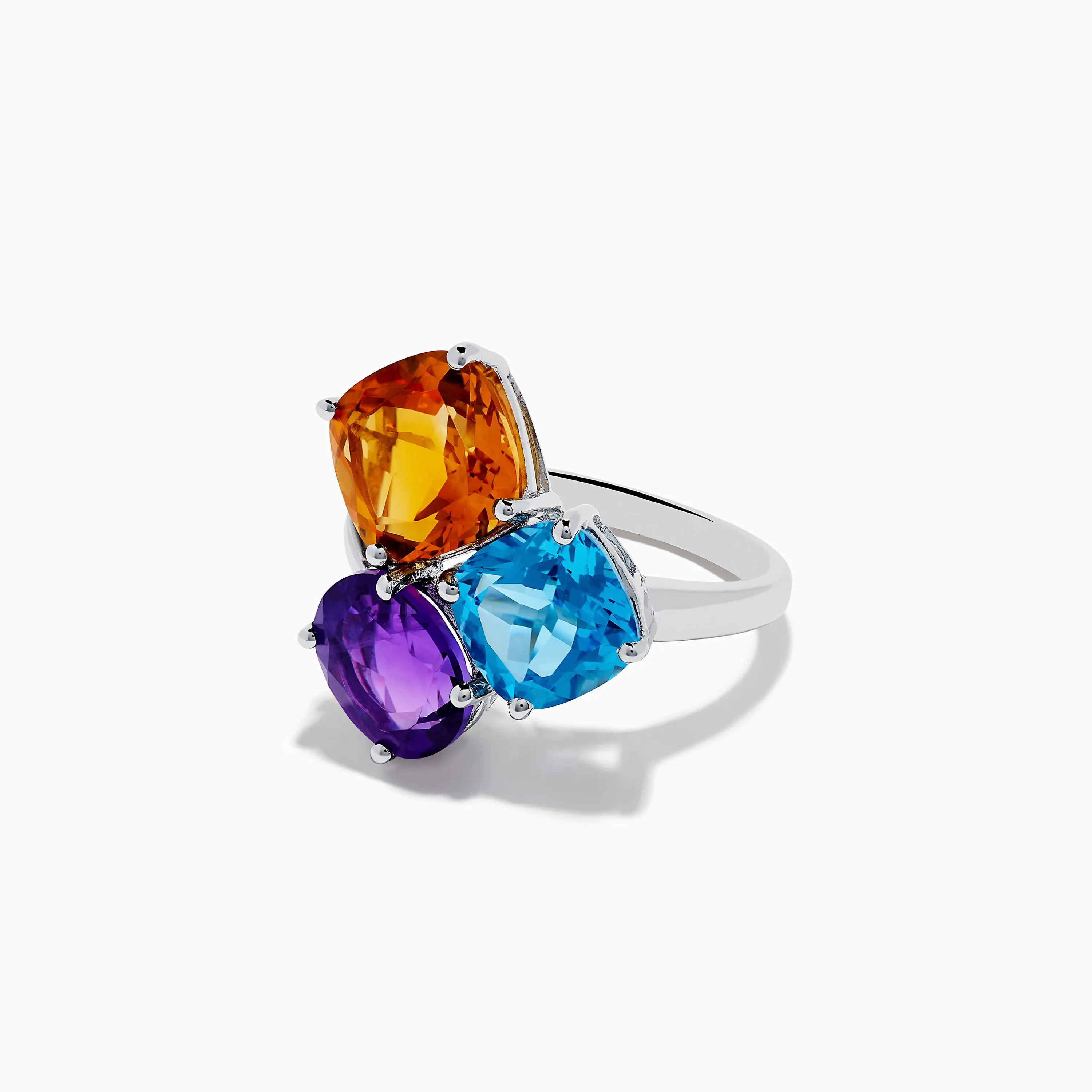Mosaic 925 Sterling Silver Multi Gemstone Ring sold by Effy product image thumbnail 2