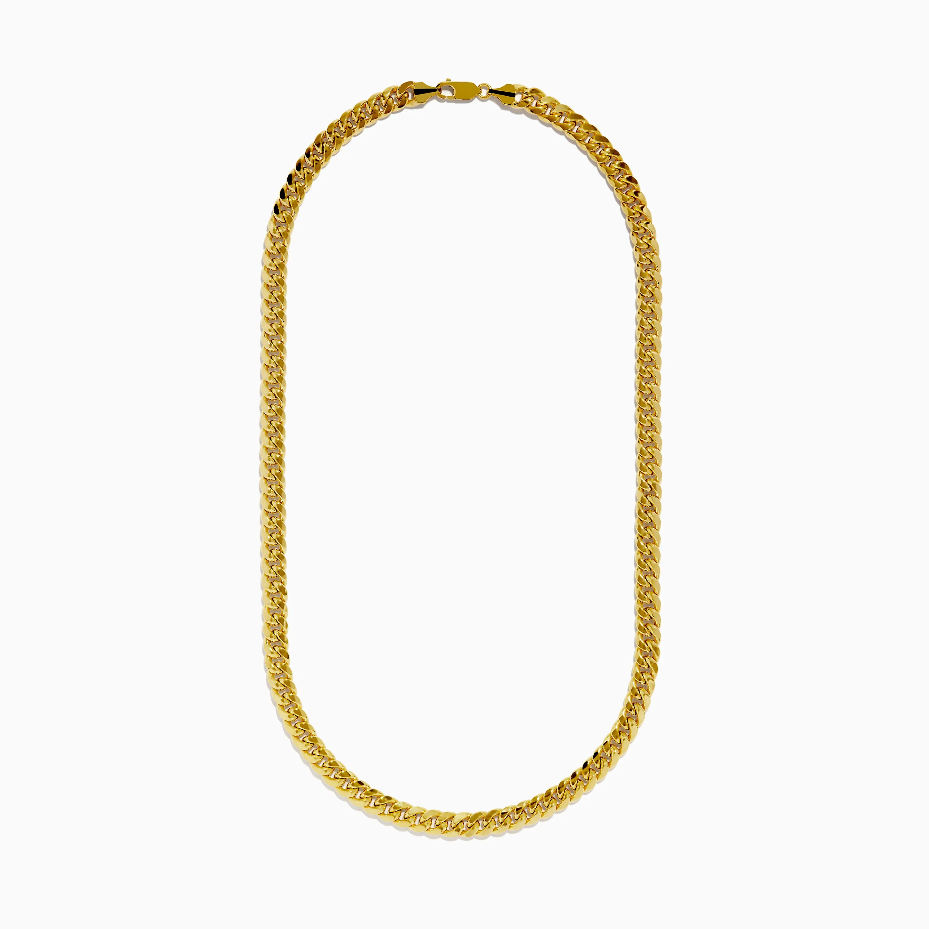 Men's 14K Yellow Gold Hollow Curb Chain Necklace 22" sold by Effy product image thumbnail 2