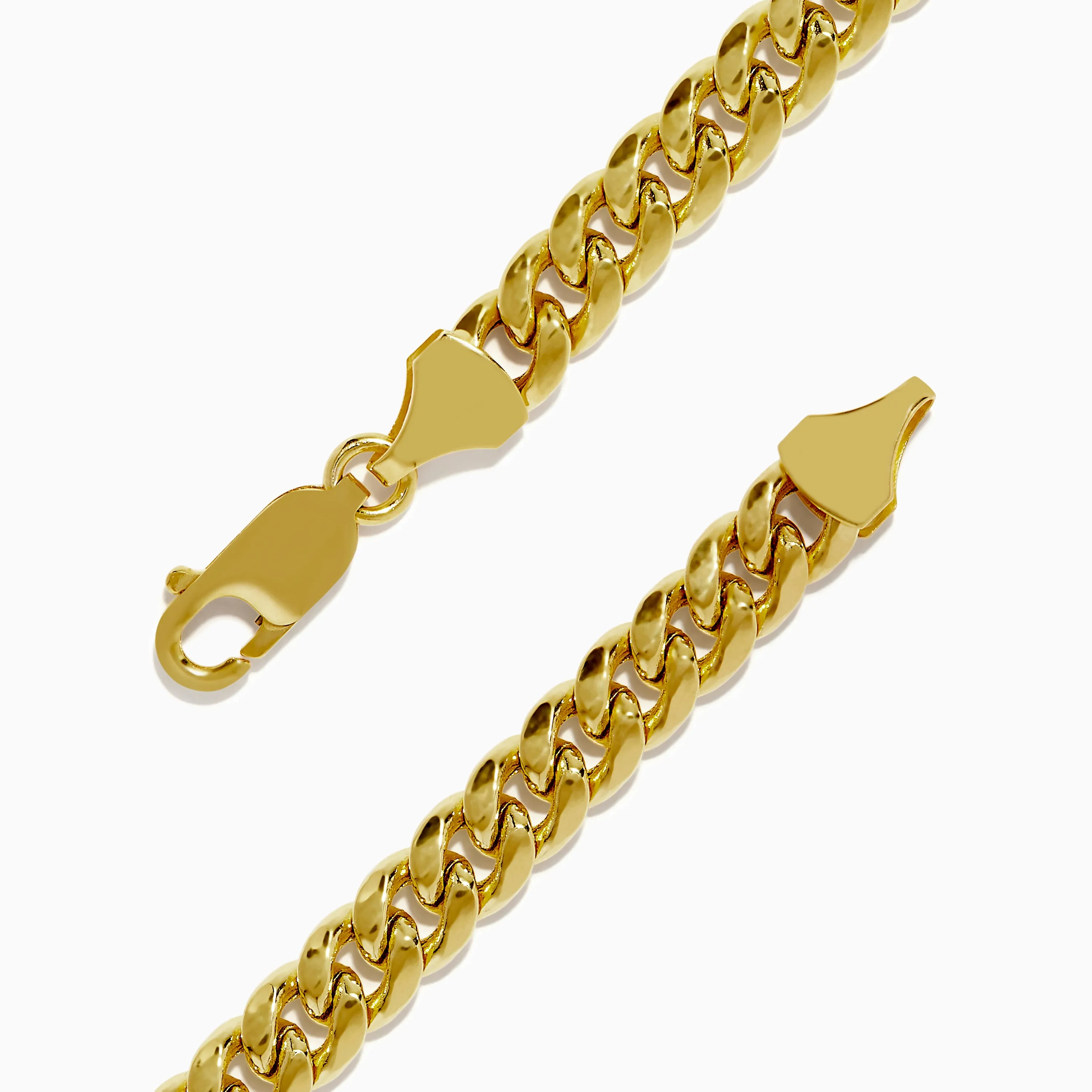 Men's 14K Yellow Gold Hollow Curb Chain Link Bracelet 8 3/4" sold by Effy product image thumbnail 2
