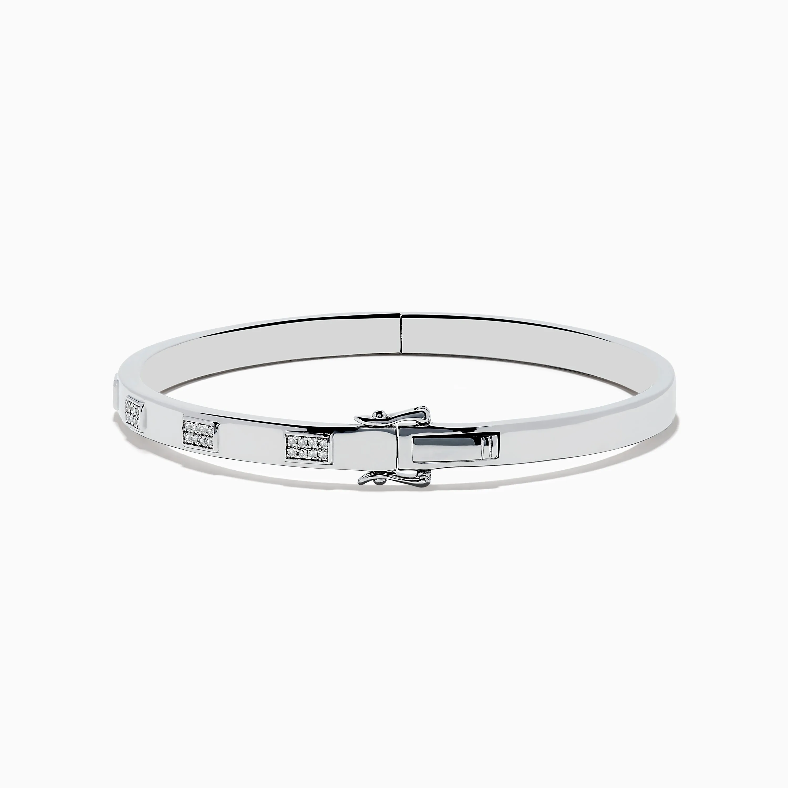 925 Sterling Silver and Diamond Bangle sold by Effy product image thumbnail 2