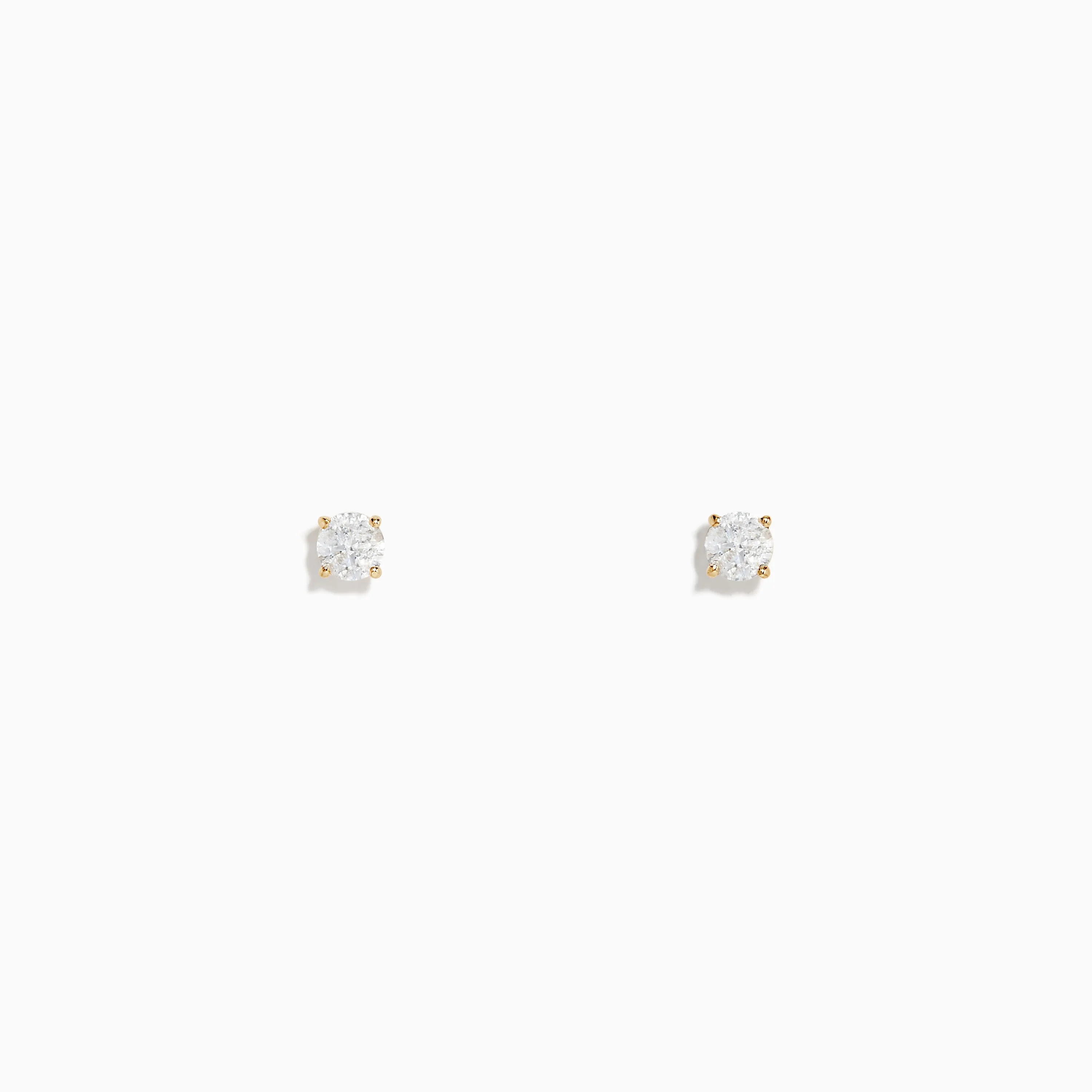 14K Yellow Gold Diamond Solitaire Stud Earrings, 0.25 TCW sold by Effy
