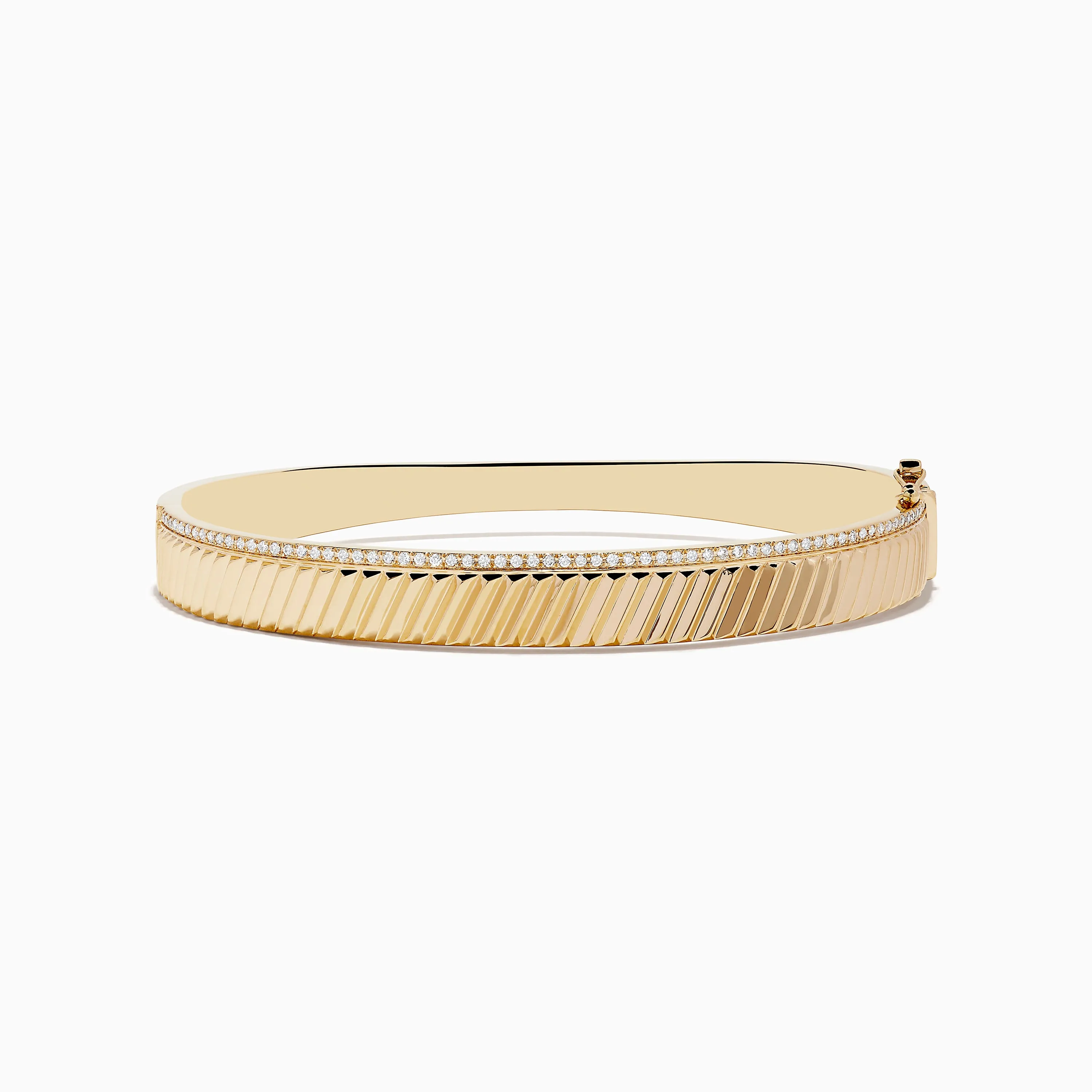 Men's 14K Yellow Gold Diamond Bangle 0.51 TCW sold by Effy