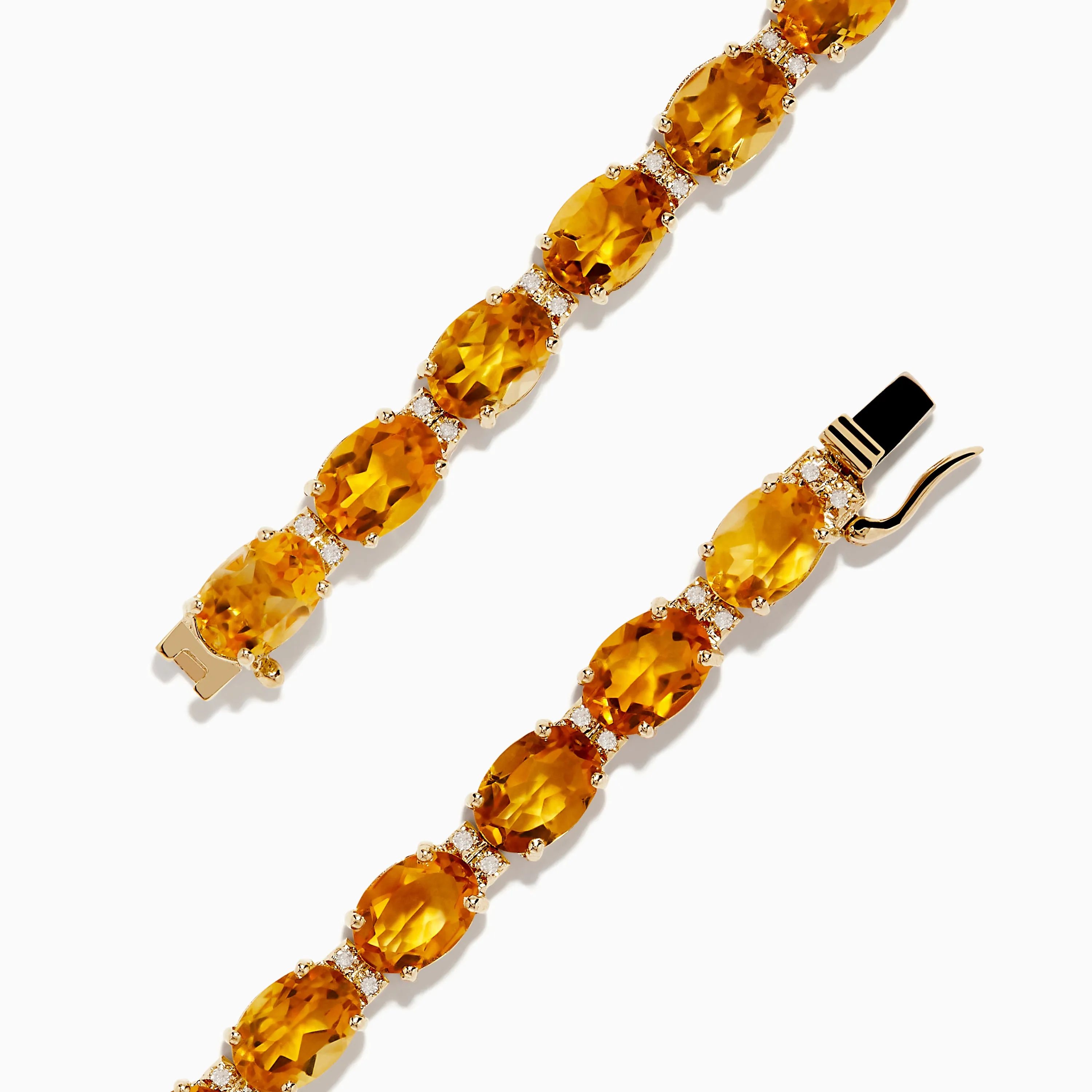 Sunset 14K Yellow Gold Citrine Tennis Bracelet 19.15 TCW sold by Effy product image thumbnail 2