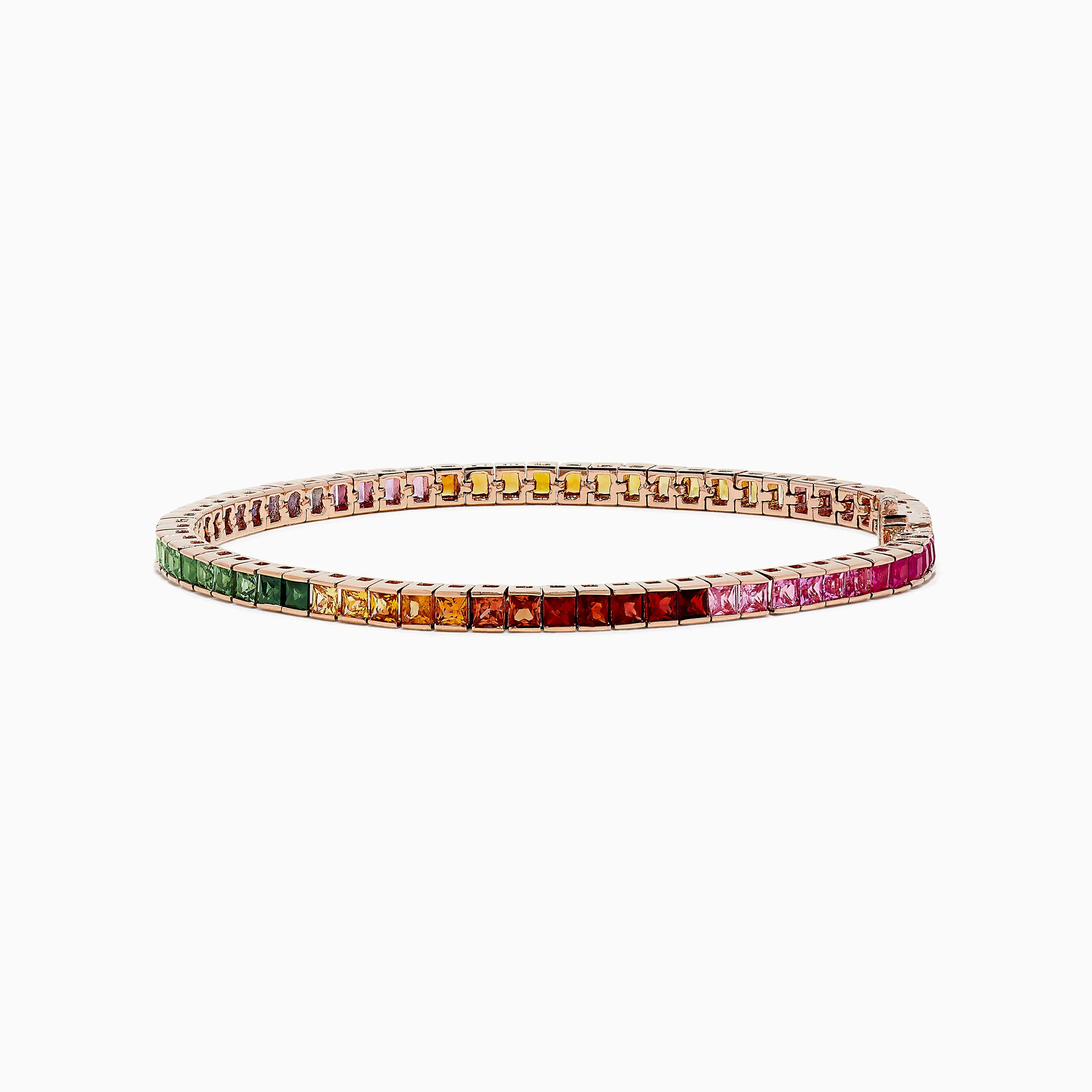 Watercolors 14K Rose Gold Multi Sapphire Bracelet sold by Effy