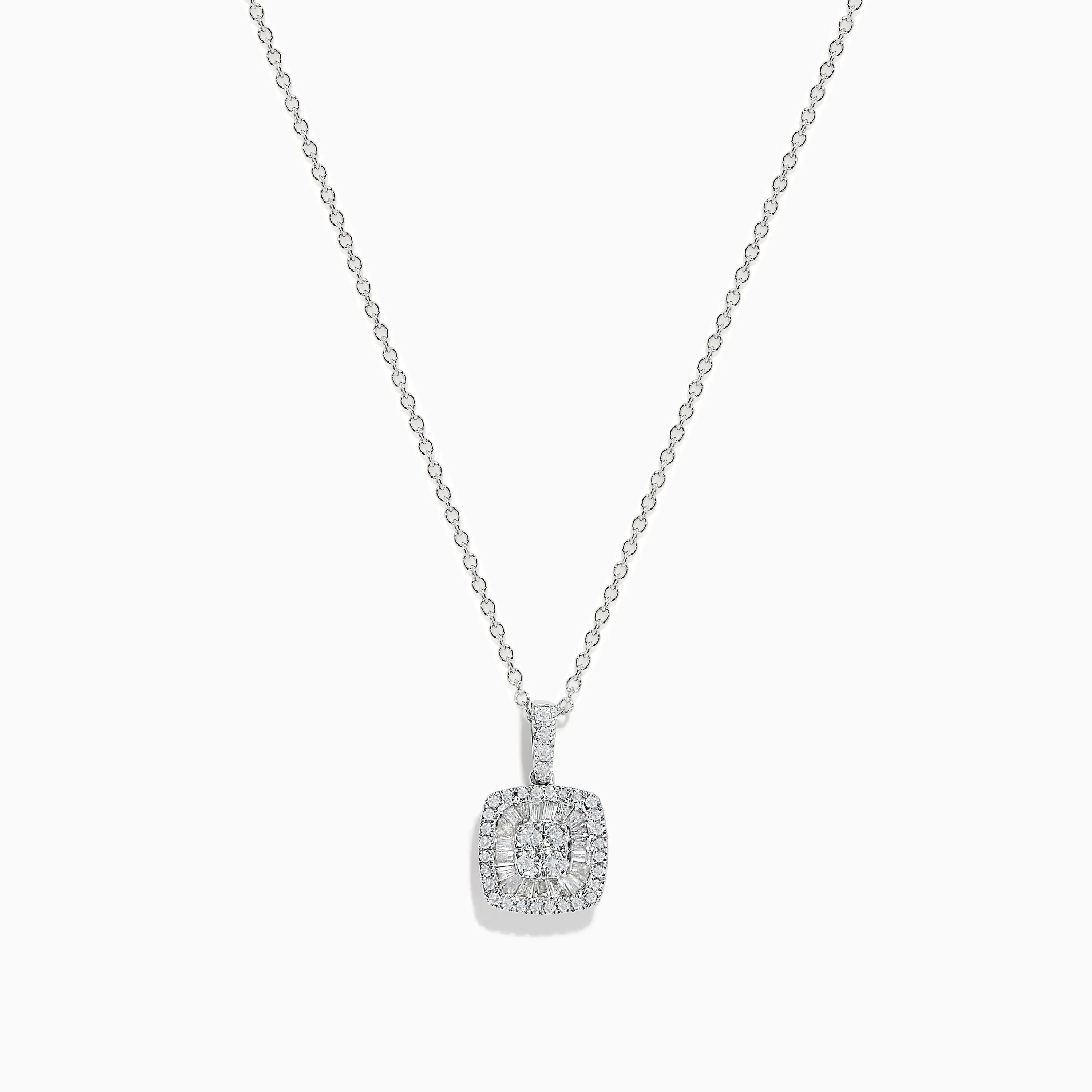 Classique 14K White Gold DIamond Pendant 0.31 TCW sold by Effy