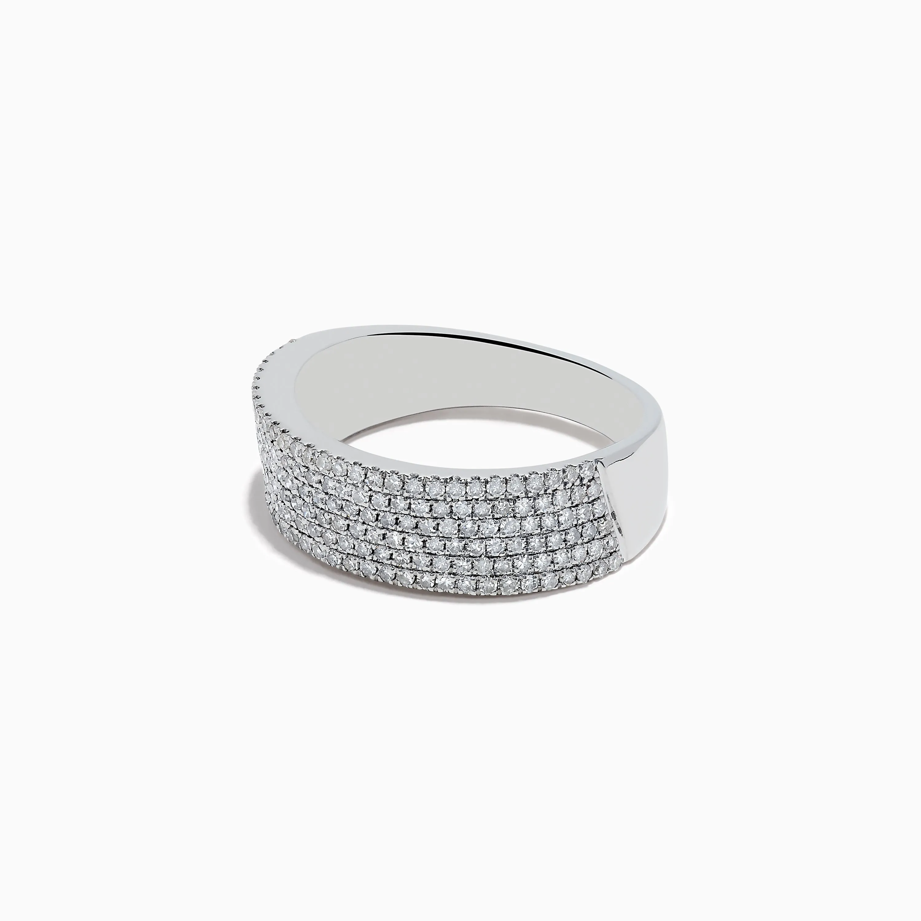 925 Sterling SIlver Diamond Slant Ring sold by Effy product image thumbnail 2