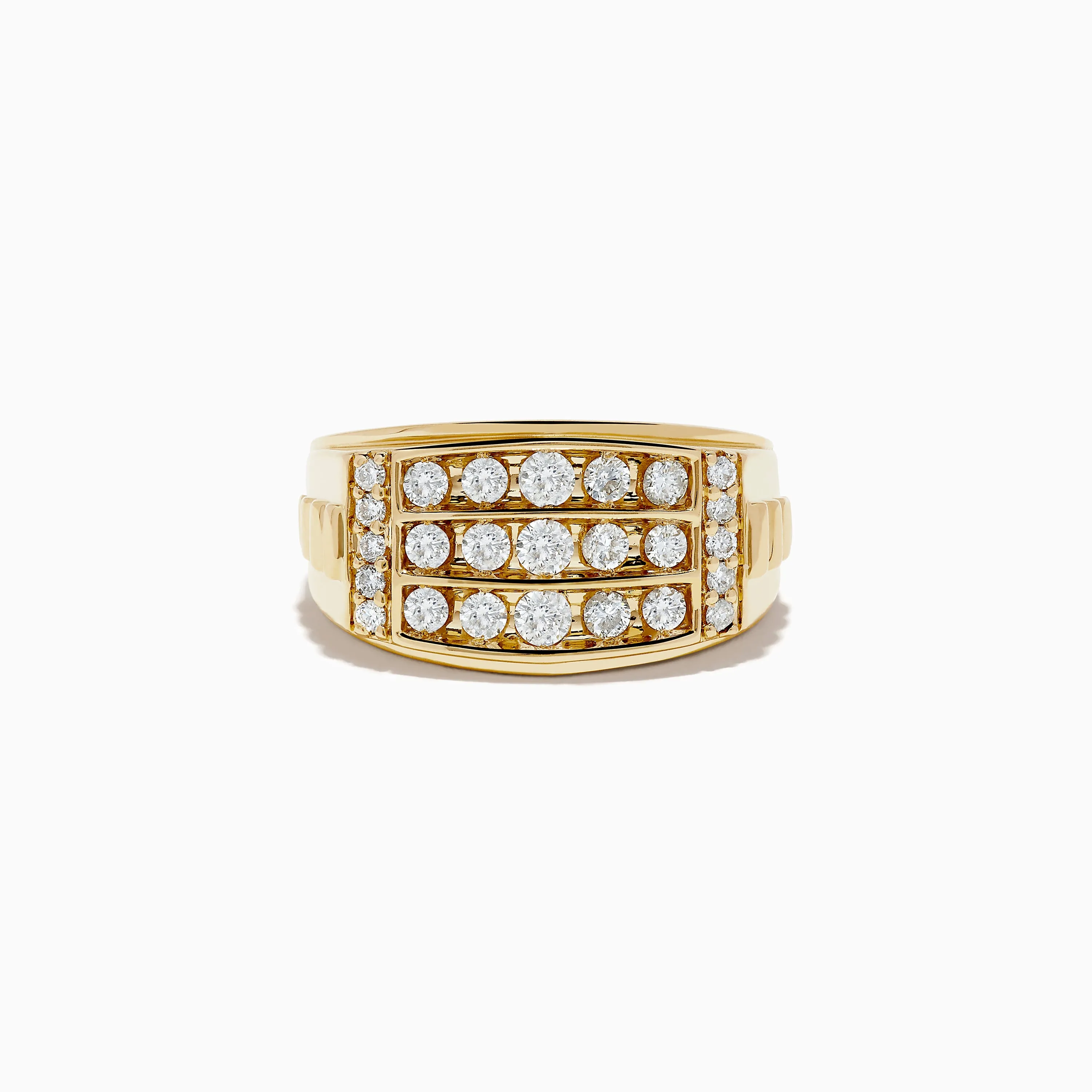 Men's 14K Yellow Gold Diamond Ring sold by Effy