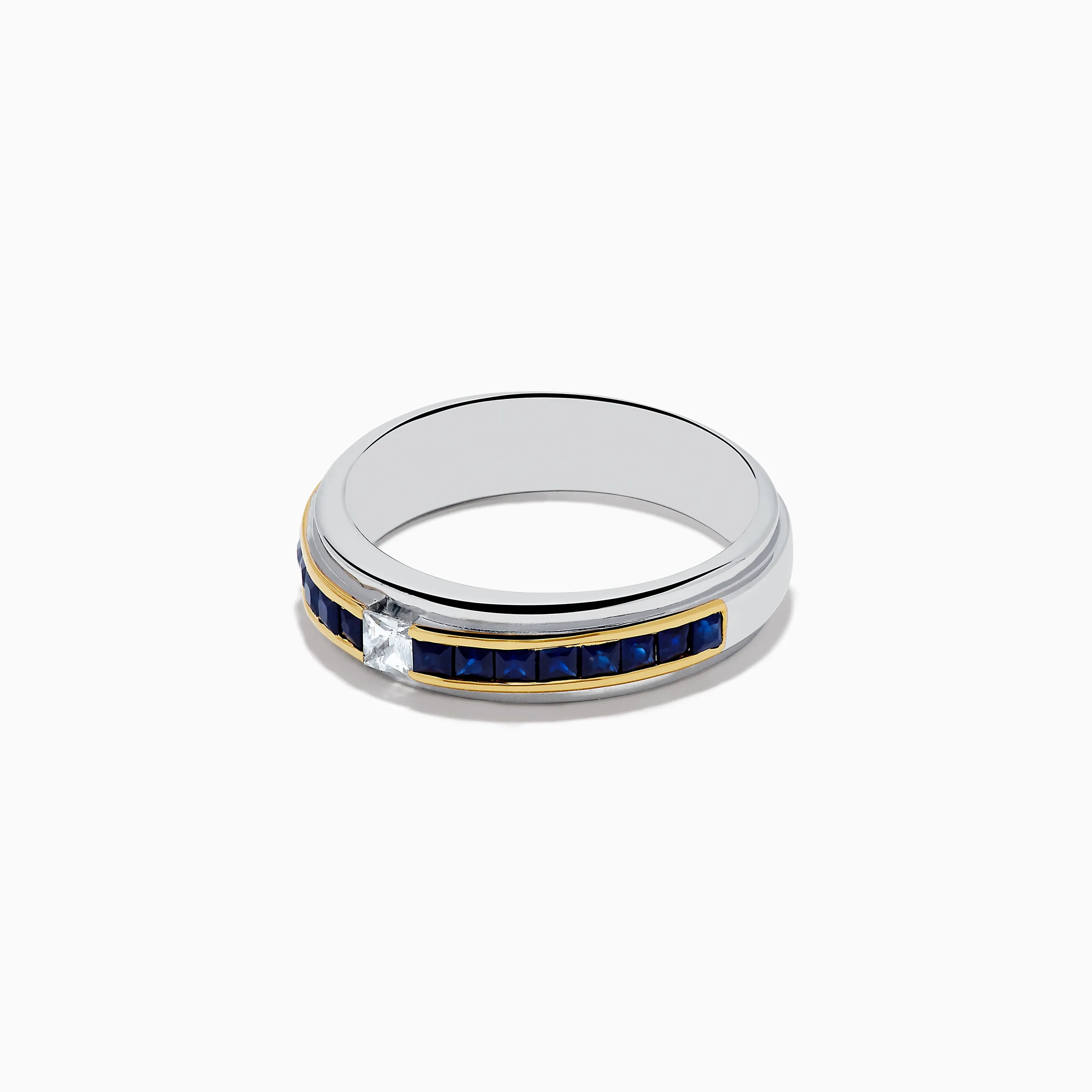 925 Men's Sterling Silver Sapphire Ring sold by Effy product image thumbnail 2