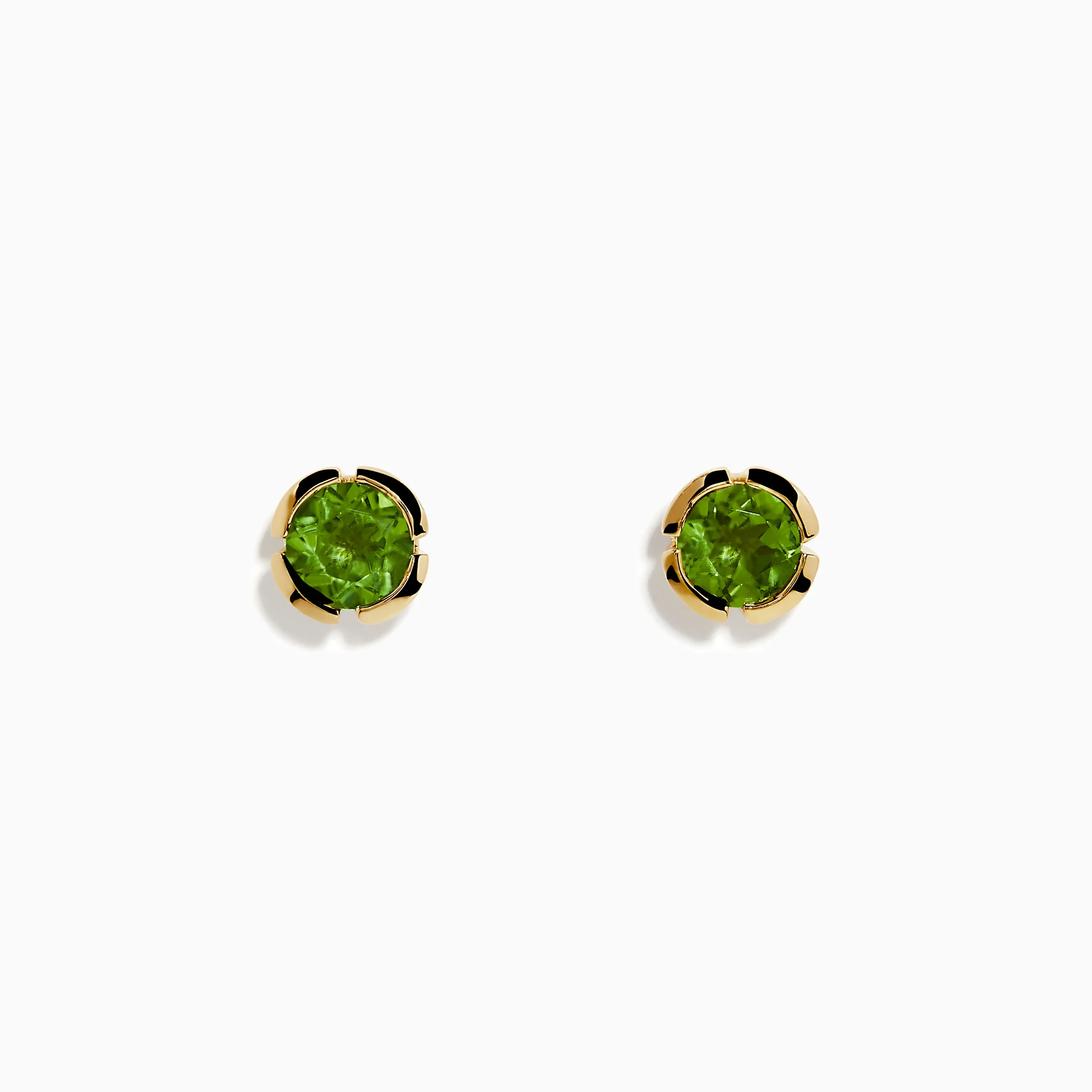 14K Yellow Gold Peridot Stud Earrings sold by Effy
