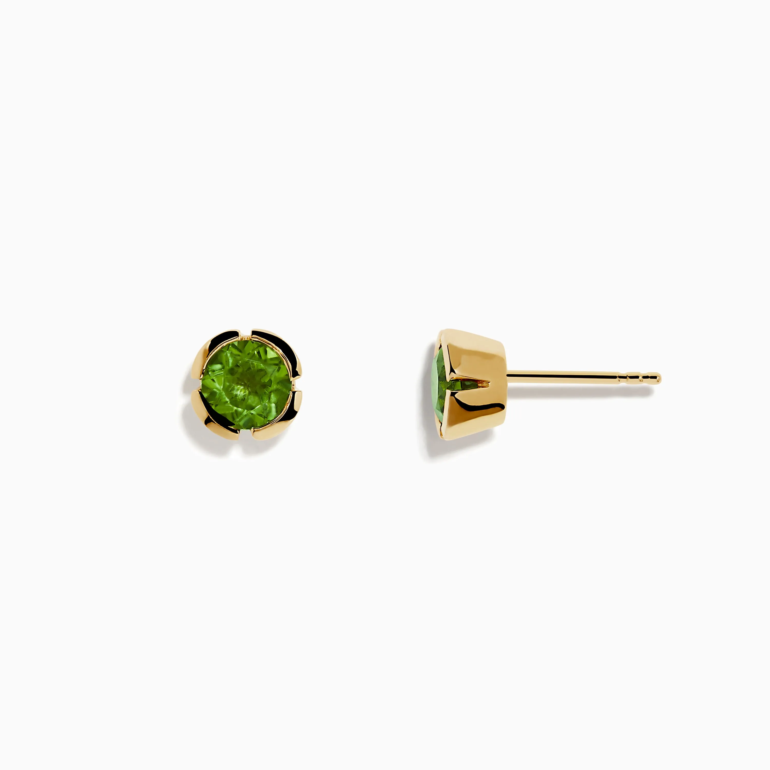 14K Yellow Gold Peridot Stud Earrings sold by Effy product image thumbnail 2