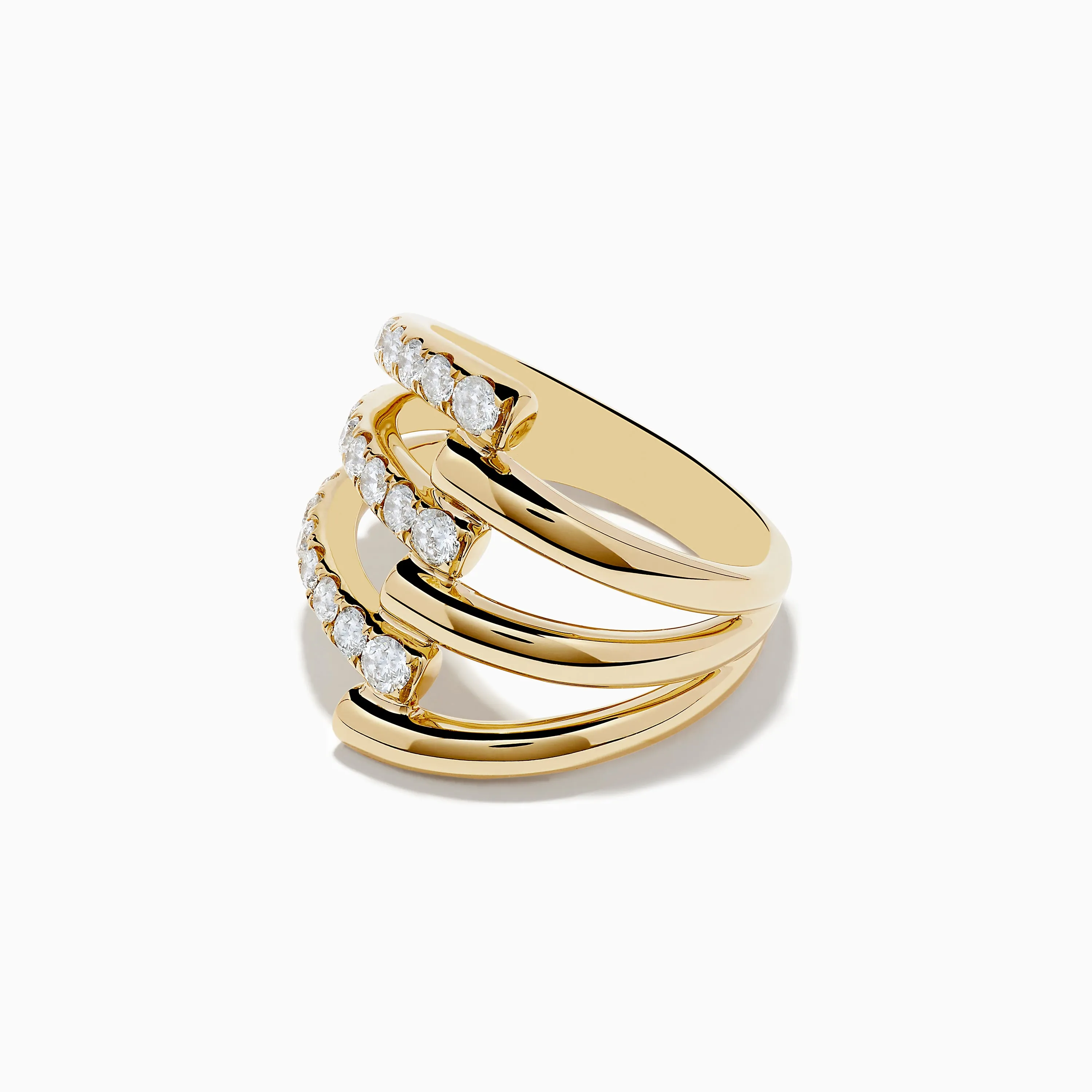 D'Oro 14K Yellow Gold Diamond Ring sold by Effy product image thumbnail 2