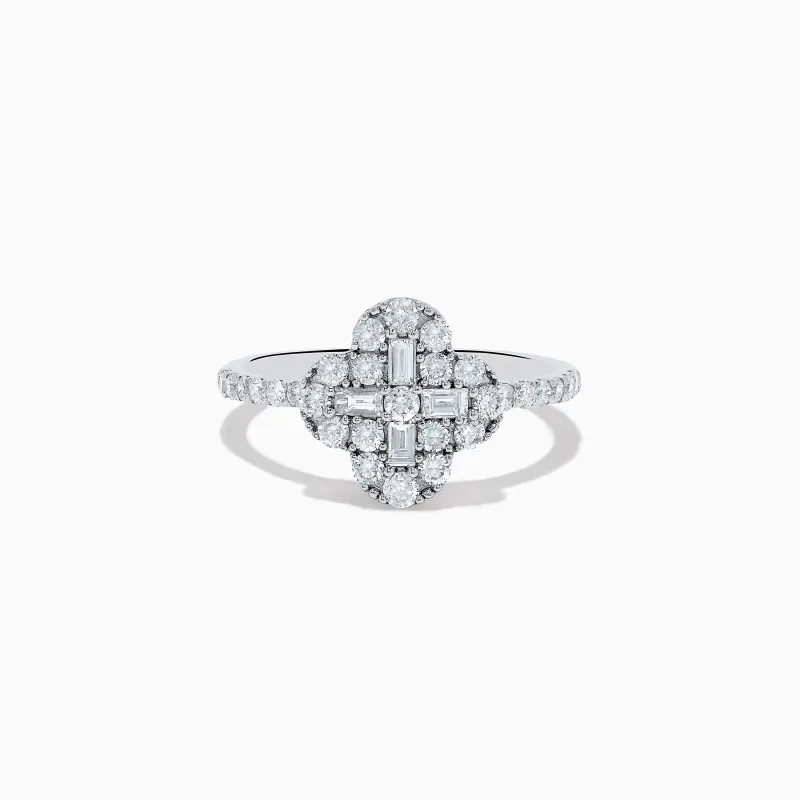 Classique 14K White Gold Diamond Ring sold by Effy