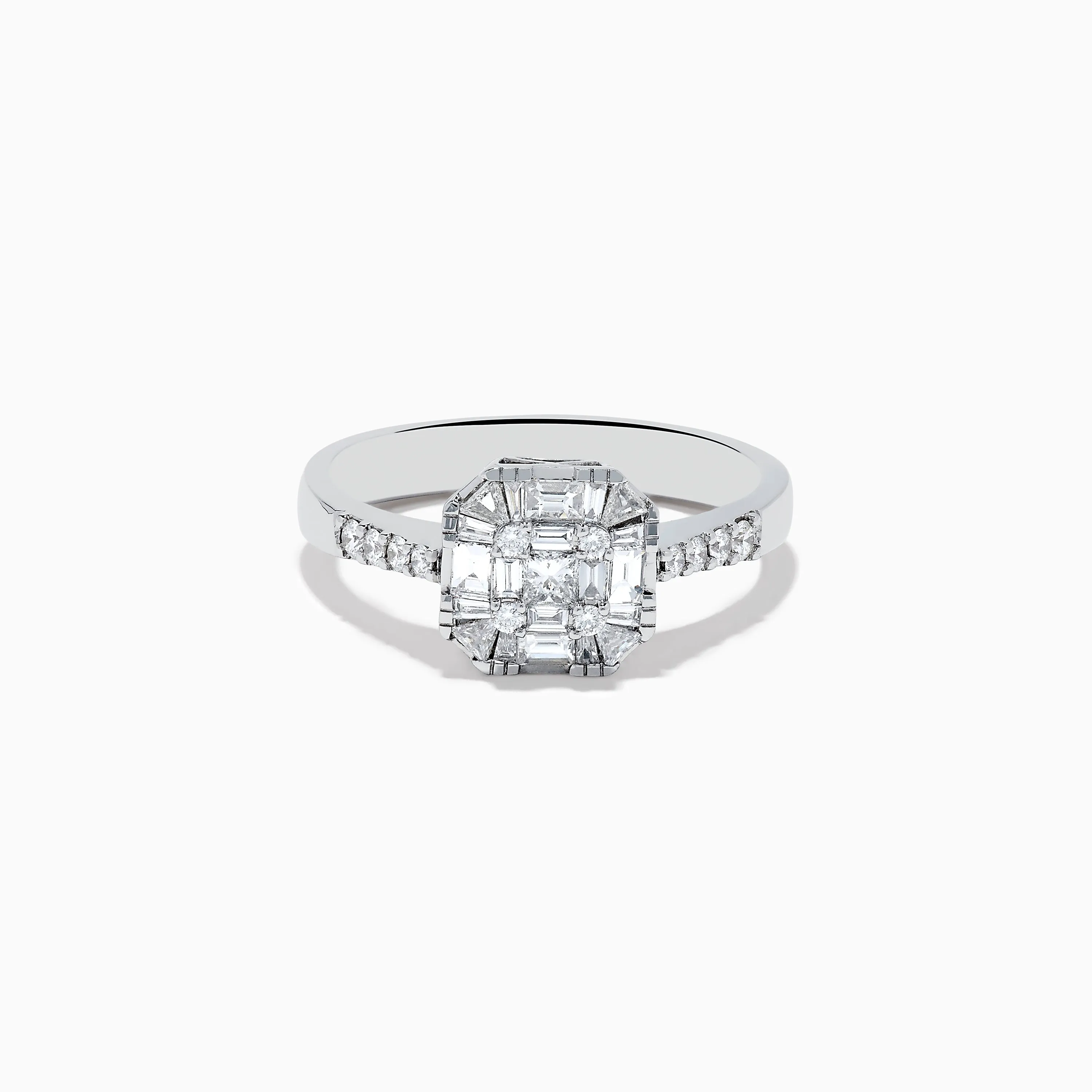 Classique 14K White Gold Diamond Ring sold by Effy
