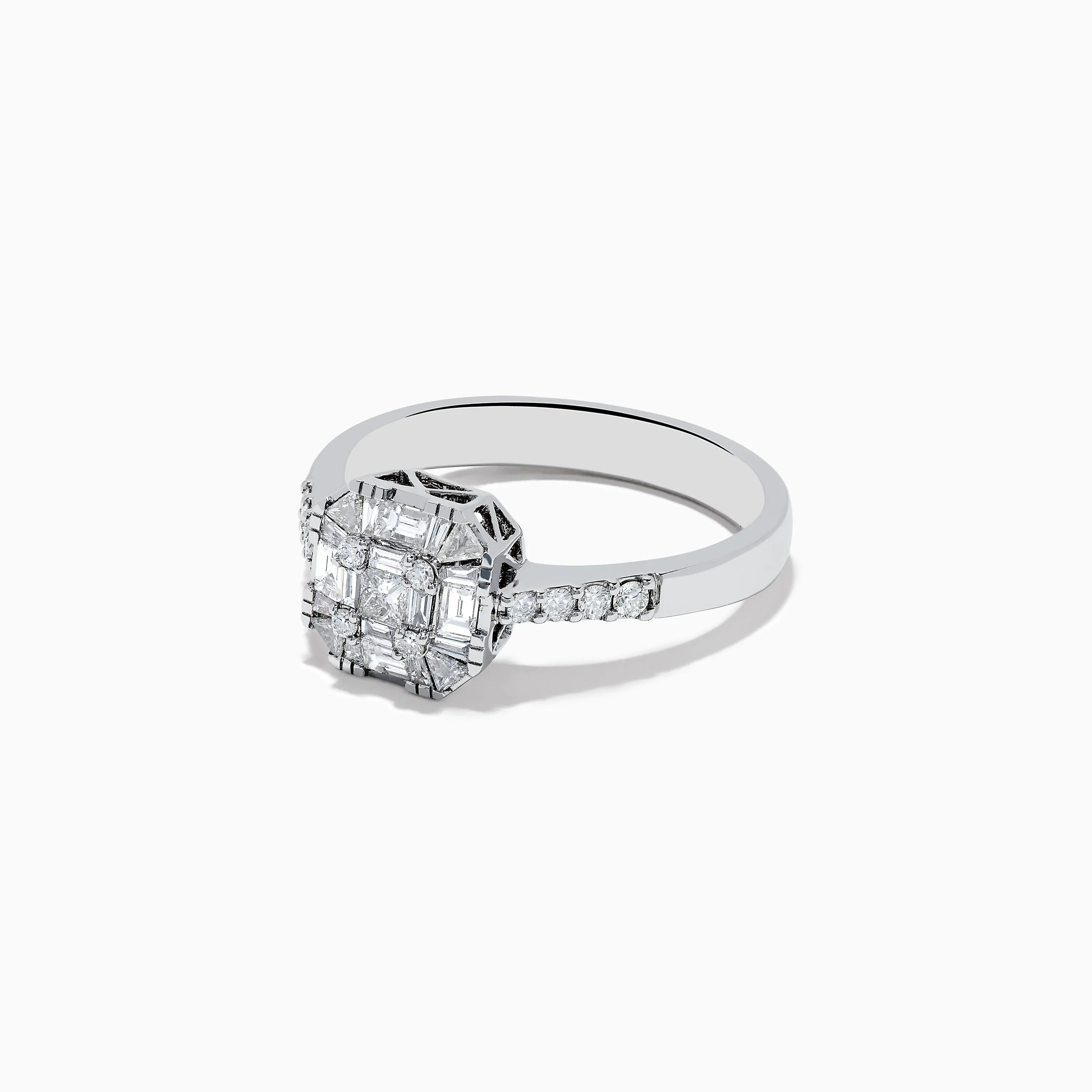 Classique 14K White Gold Diamond Ring sold by Effy product image thumbnail 2