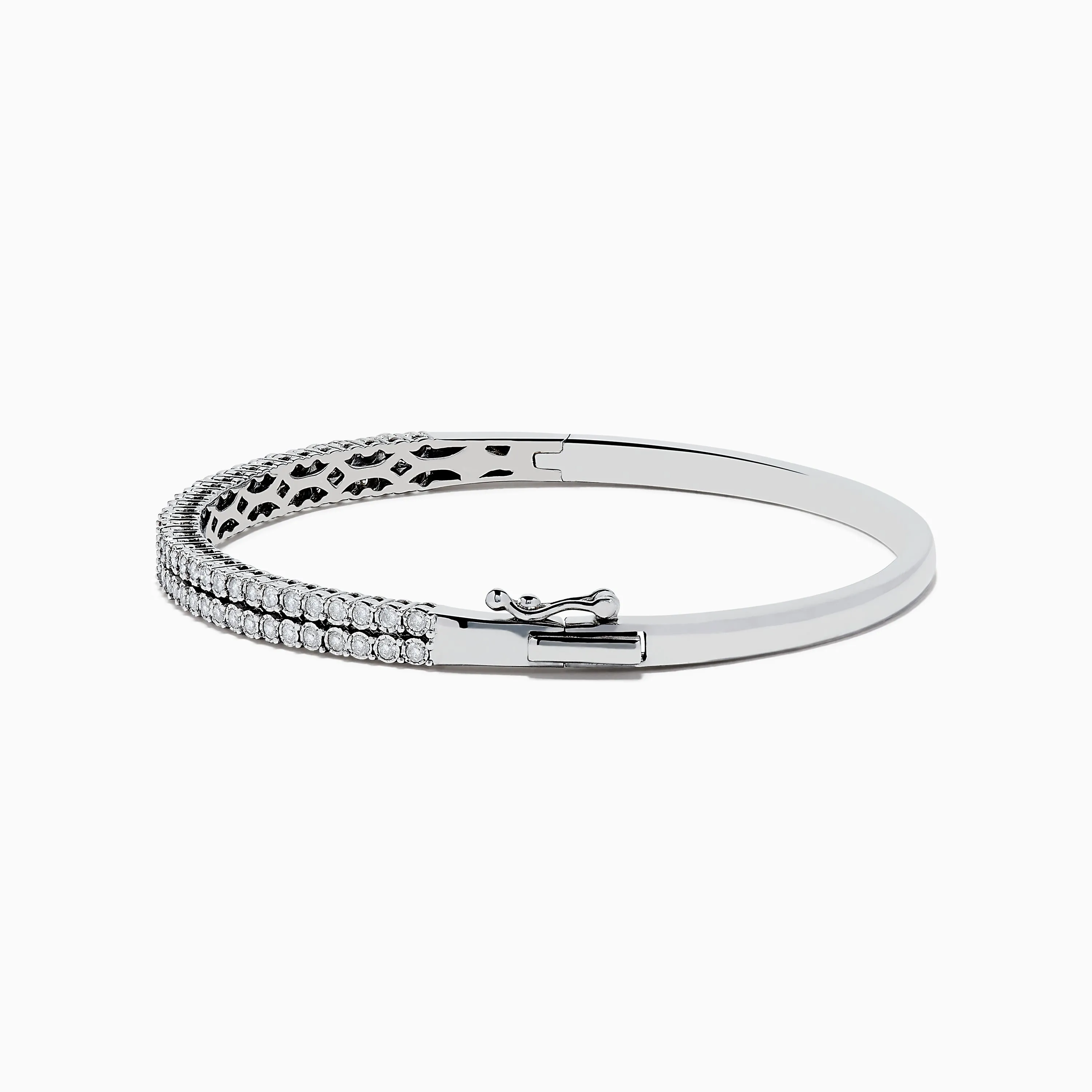 925 Sterling Silver Diamond Bangle sold by Effy product image thumbnail 2