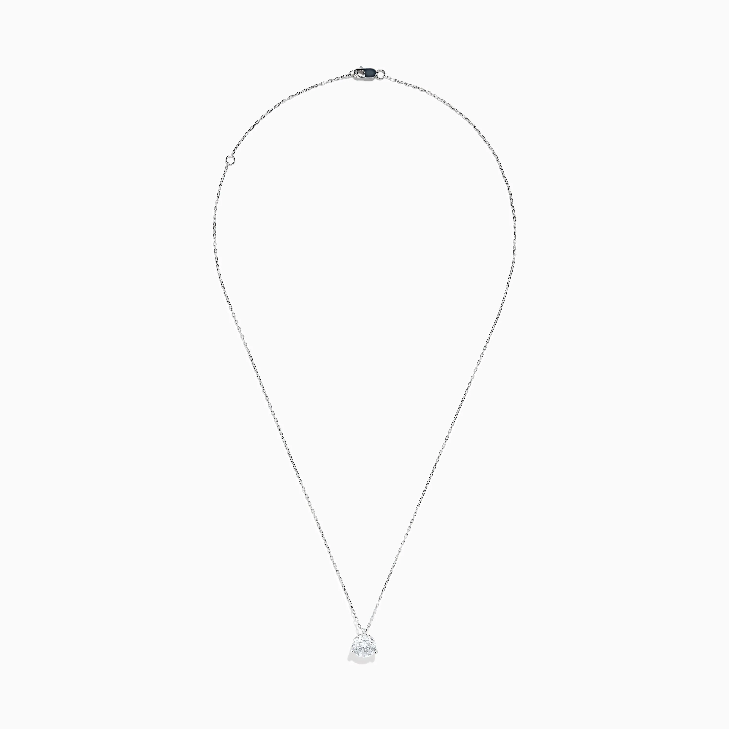 14K White Gold 1.95ct Lab Grown Diamond Pendant sold by Effy product image thumbnail 2