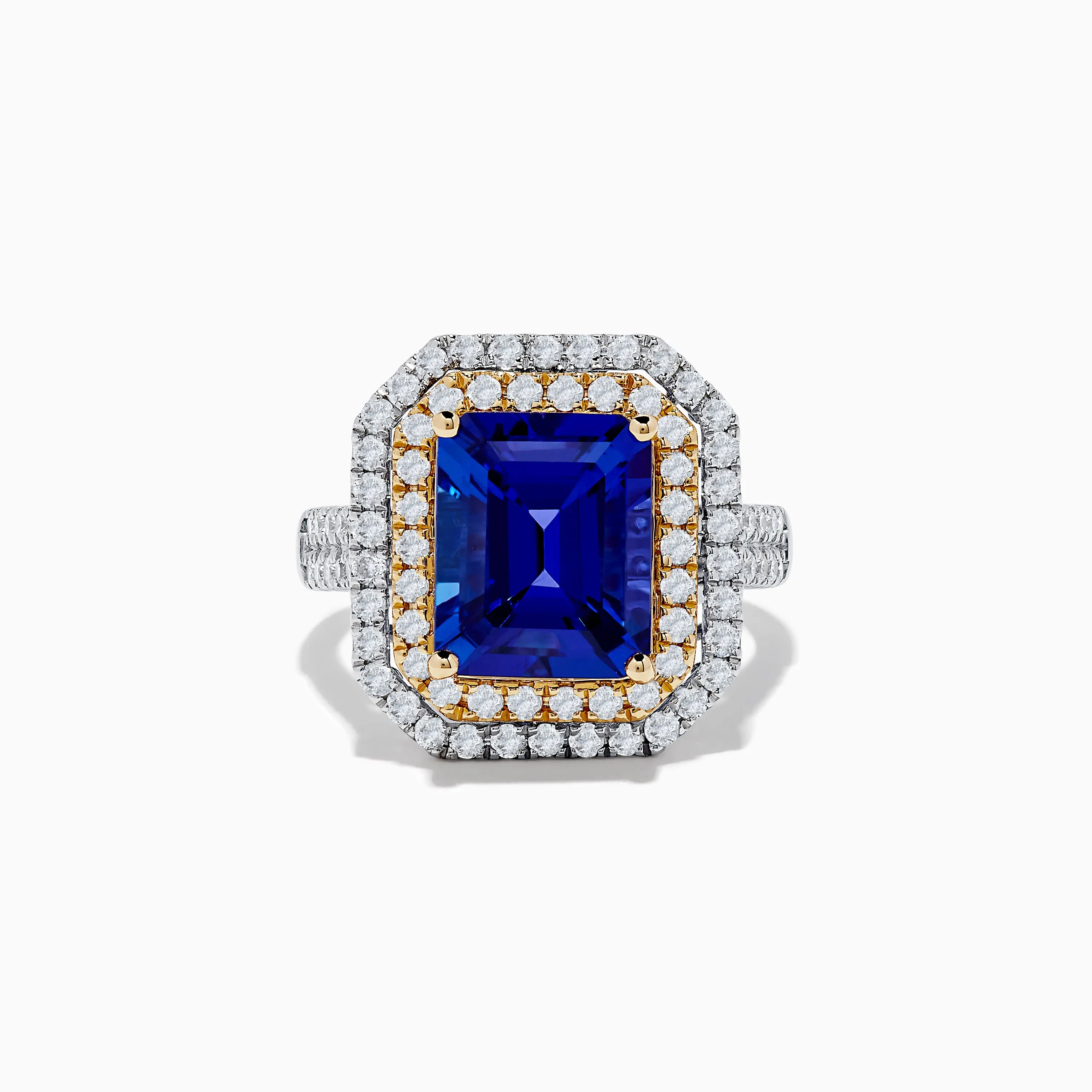 Nahla Siri 14K Two Tone Gold Tanzanite and Diamond Ring sold by Effy