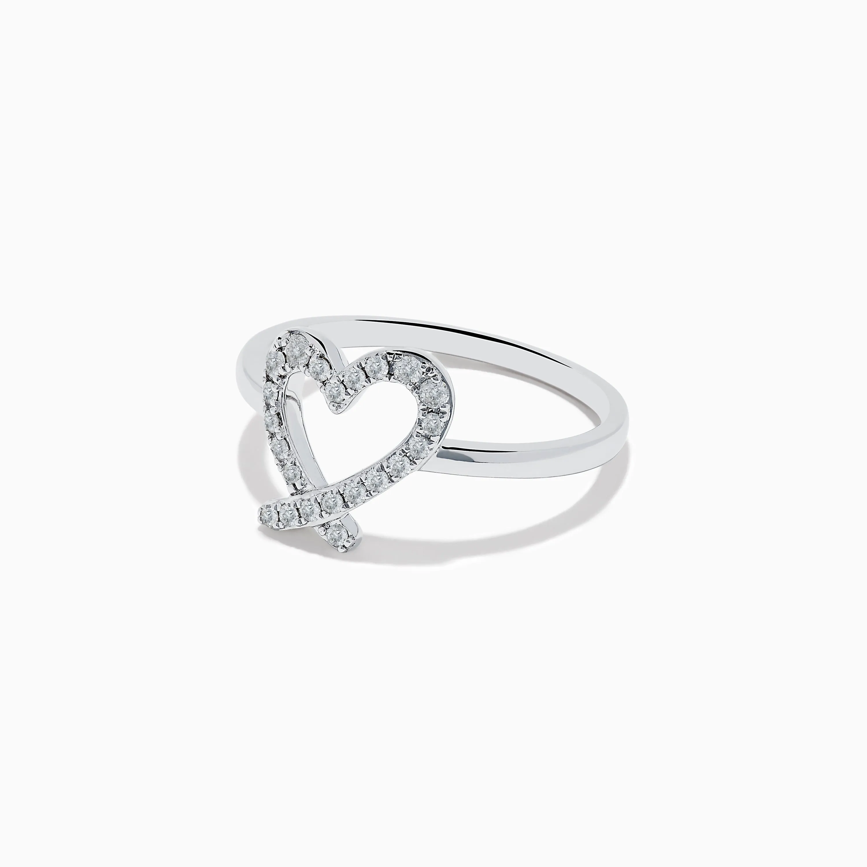 Novelty 14K White Gold Heart Ring sold by Effy product image thumbnail 2