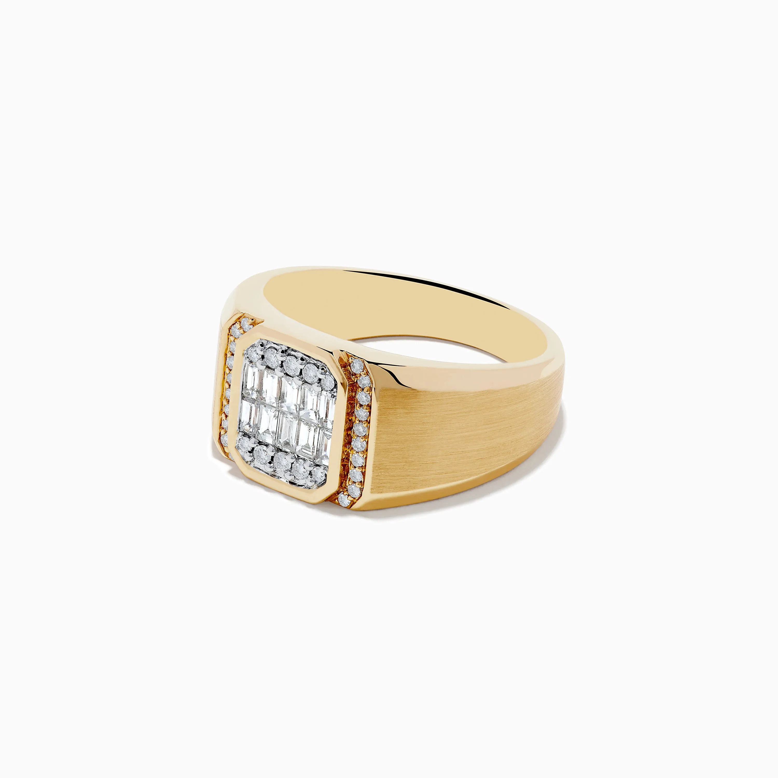 Men's 14K Two Tone Gold Diamond Ring sold by Effy product image thumbnail 2