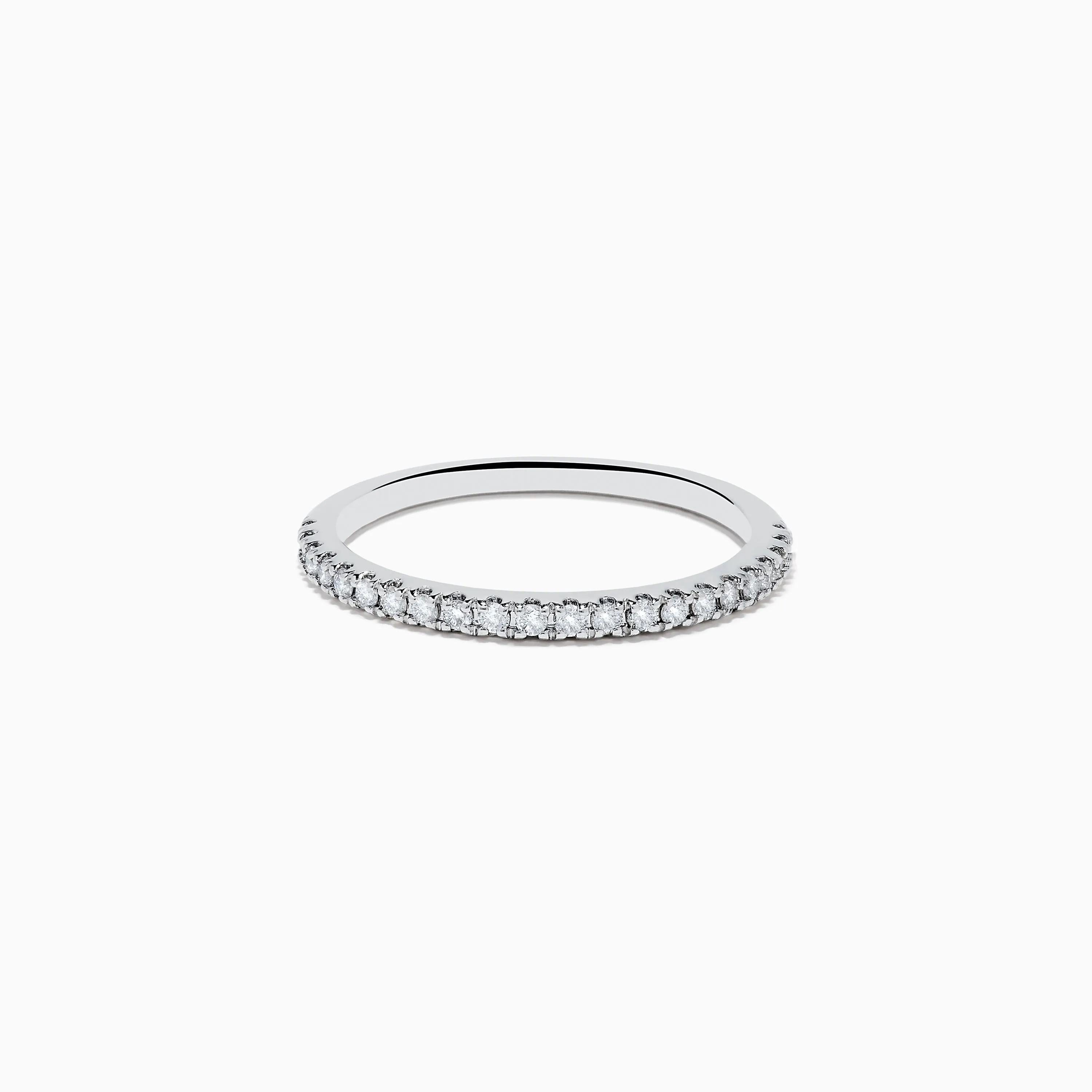 14K White Gold Lab Grown Diamond Ring and Band Set sold by Effy product image thumbnail 4