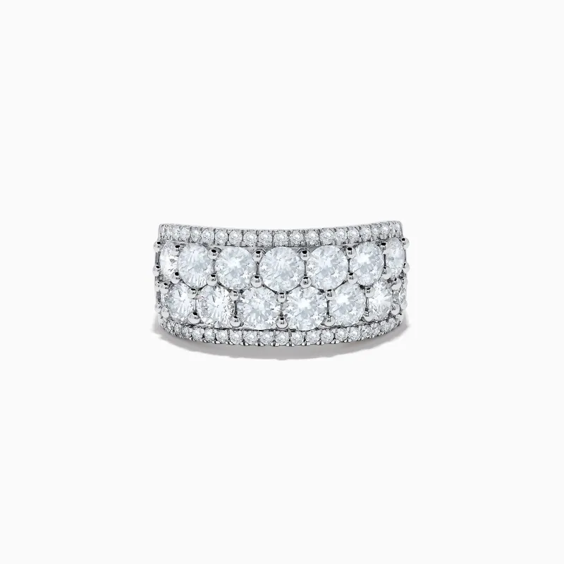 14K White Gold Lab Grown Diamond Ring sold by Effy